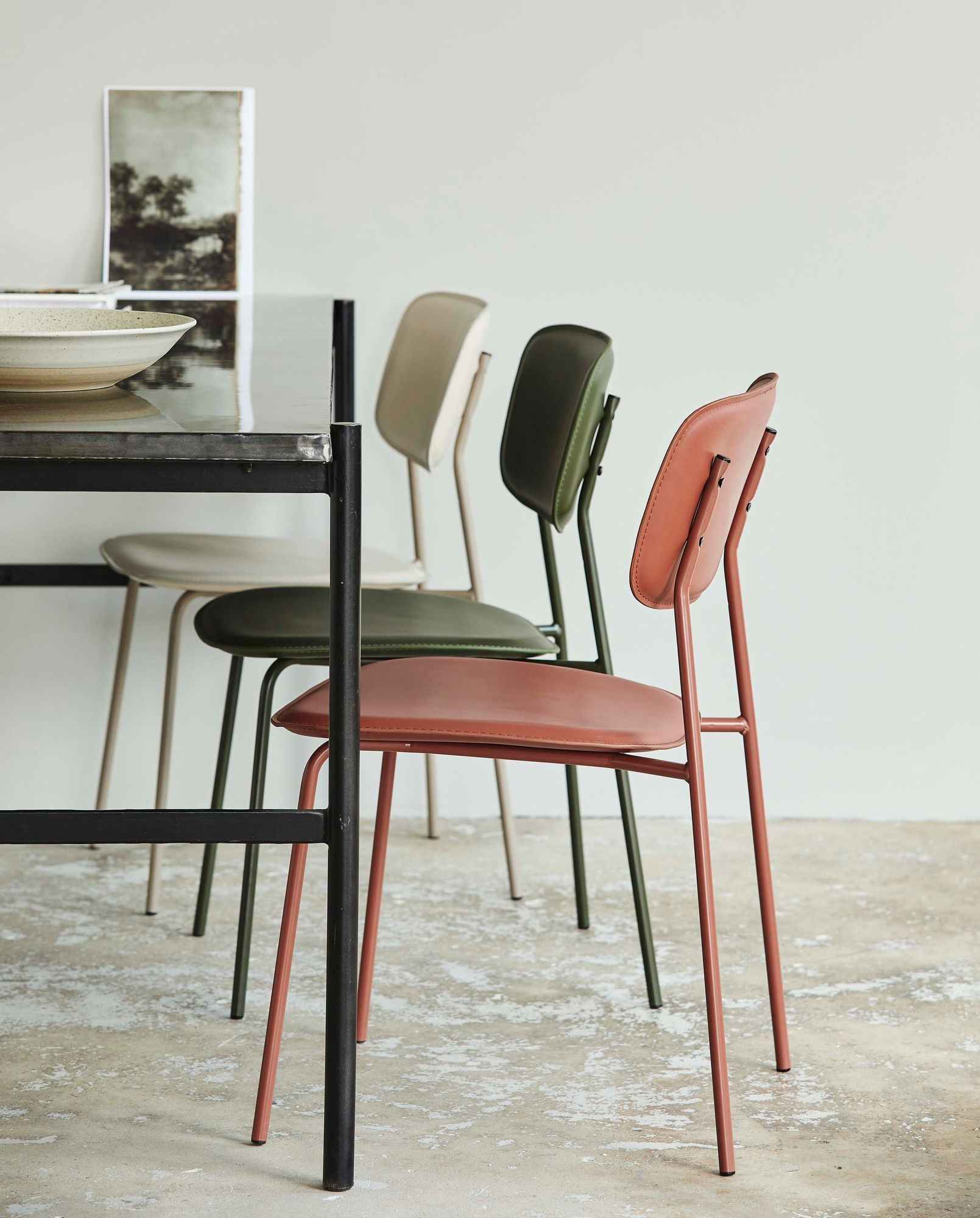 ESA dining chair - green - Bambuá