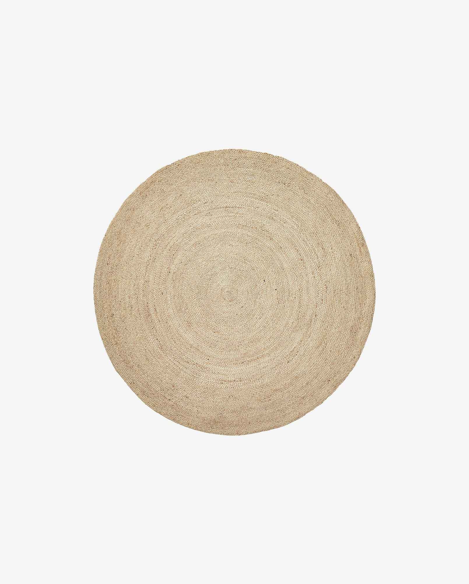 JUTE round carpet, D150 - natural