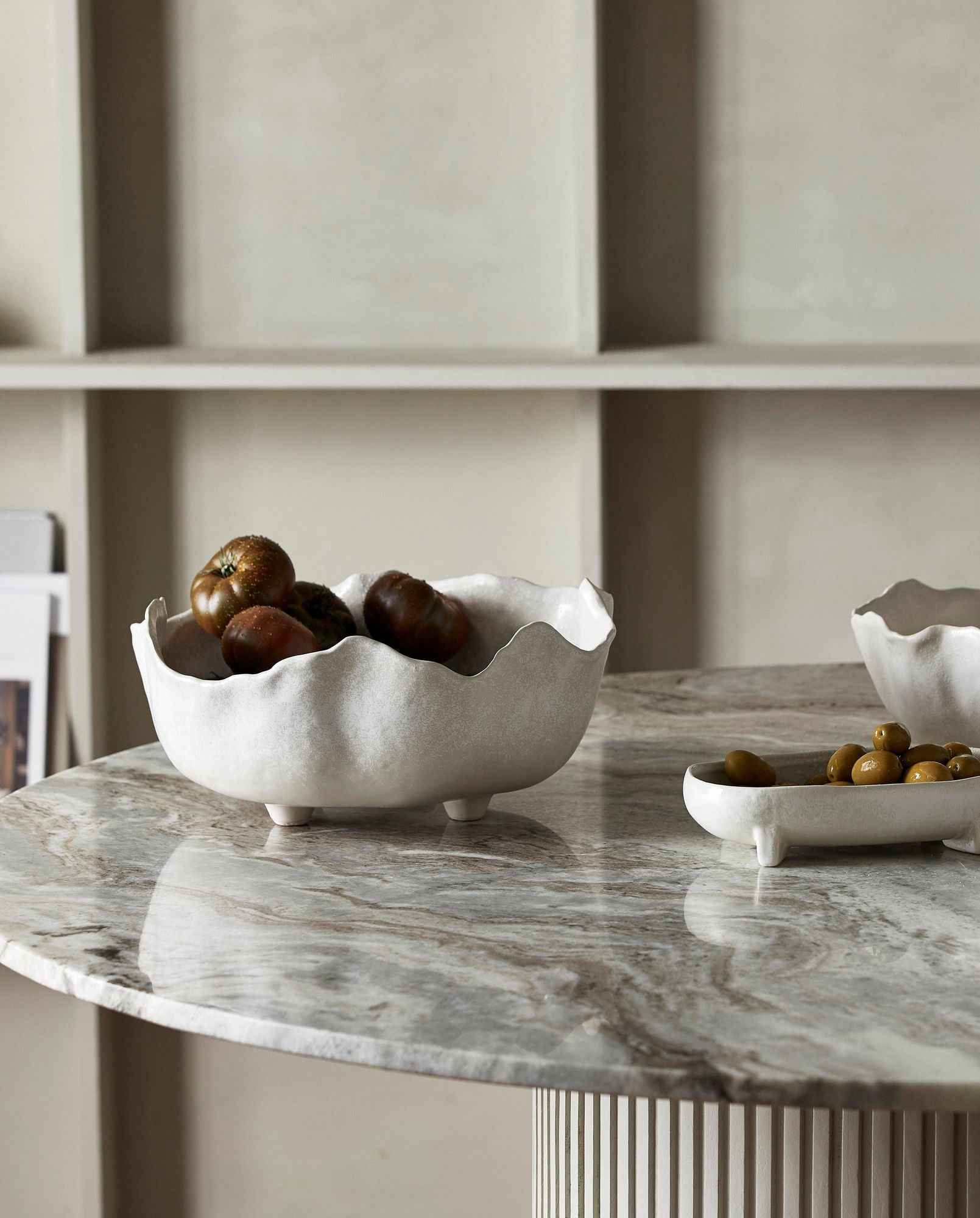 KAUAI bowl, L, offwhite