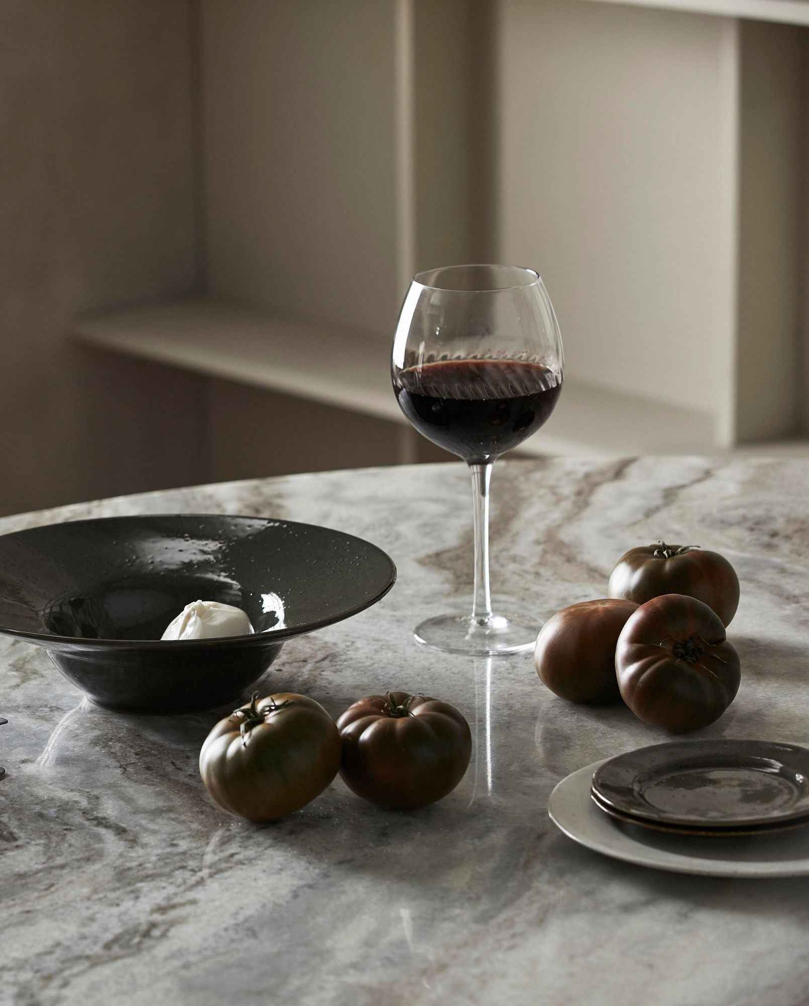 GRAWA saucer/cake plate, dark green