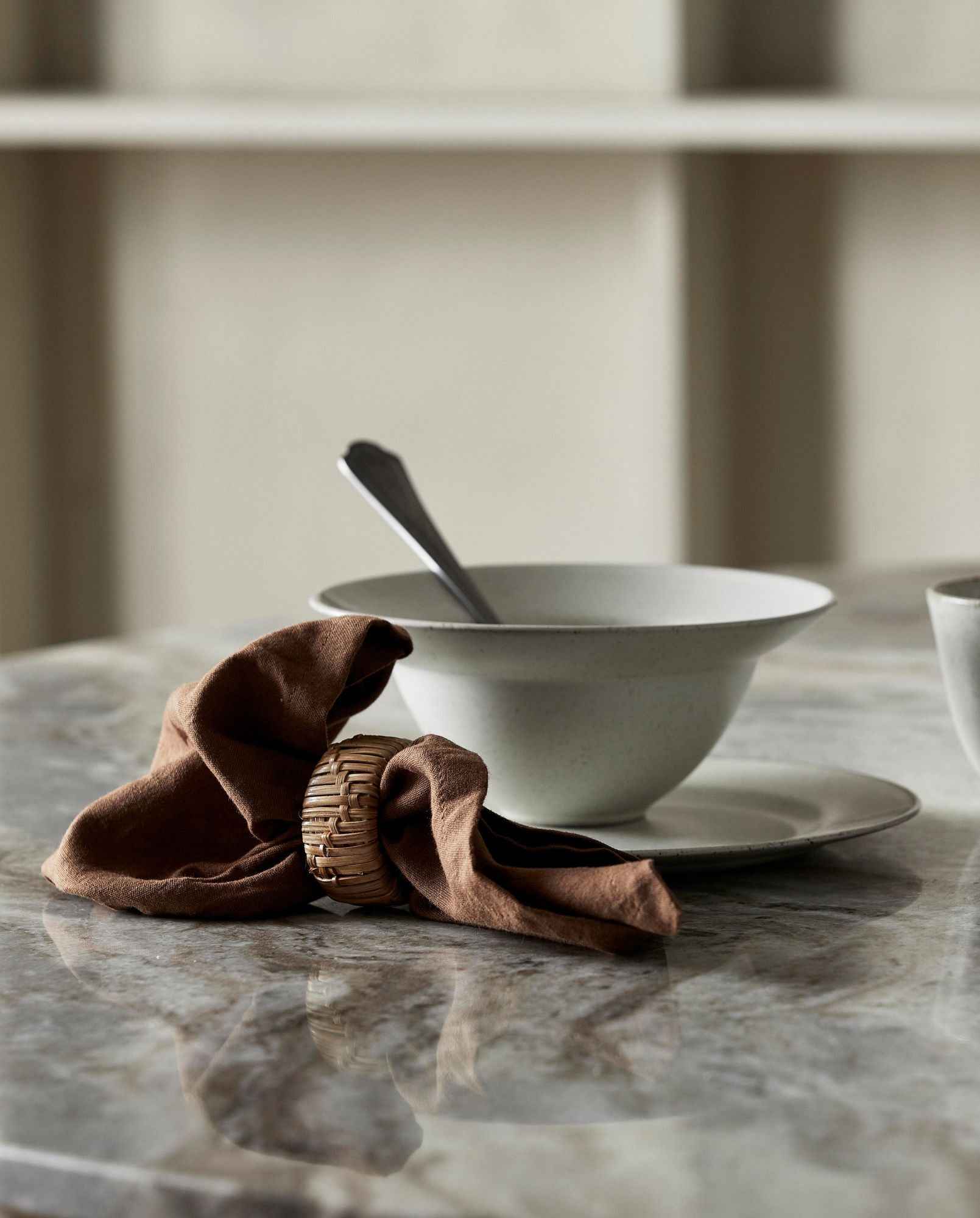 GRAWA soup plate, ivory