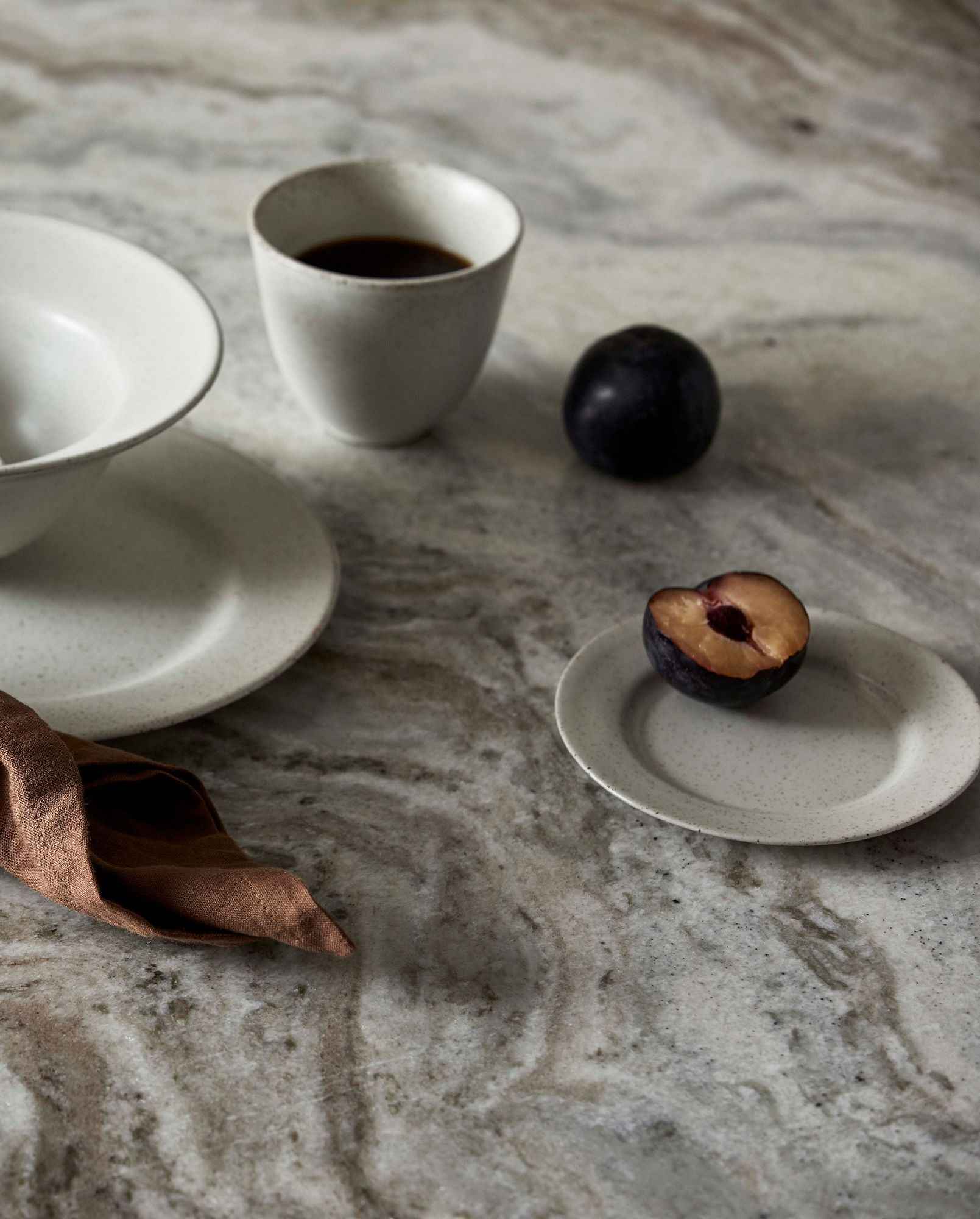 GRAWA plate, S, ivory