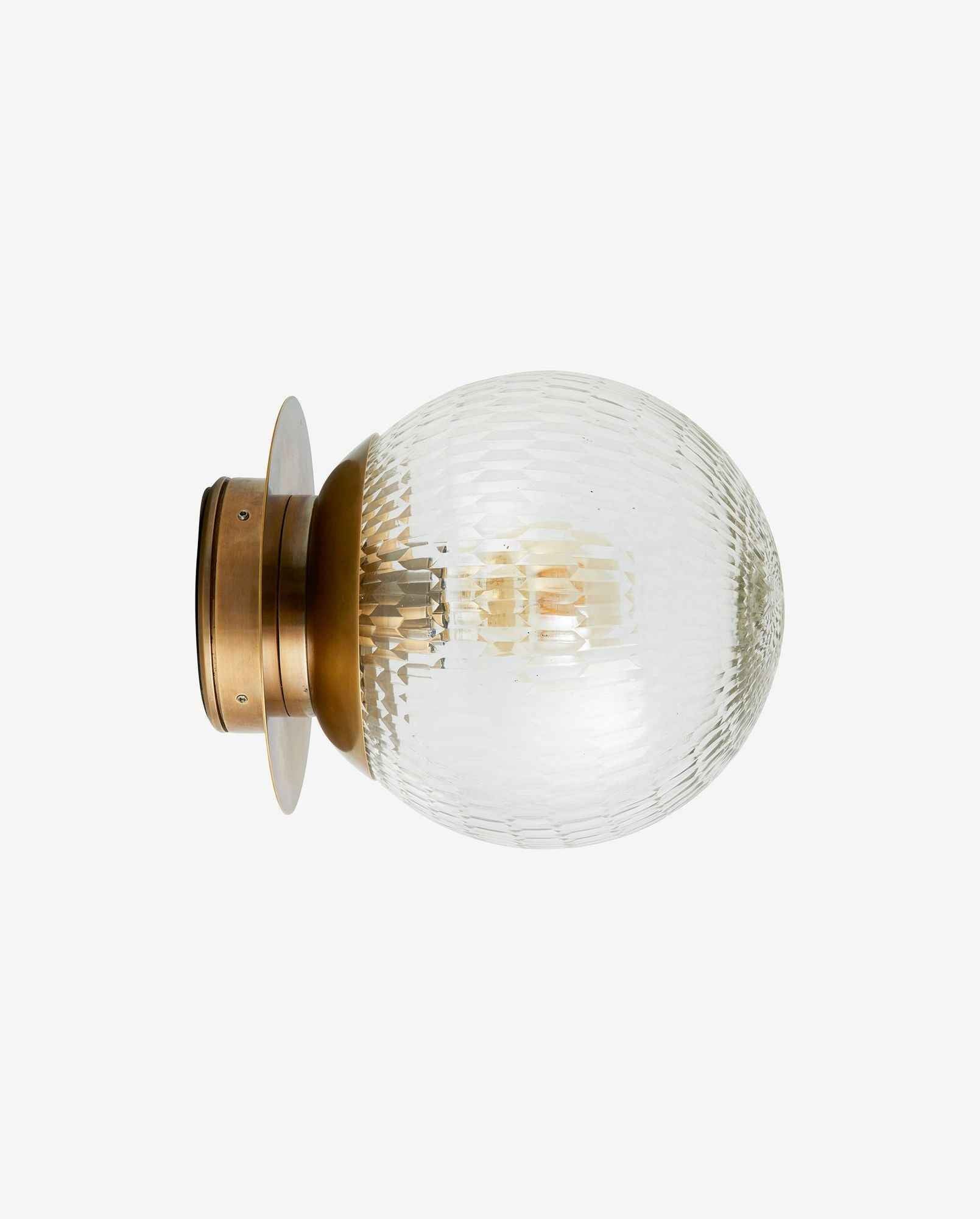 ZEUS outdoor wall lamp - golden finish
