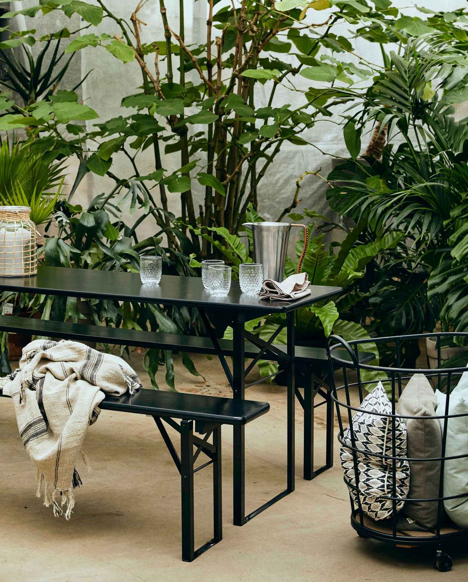 Table/bench set - black. s/3, L