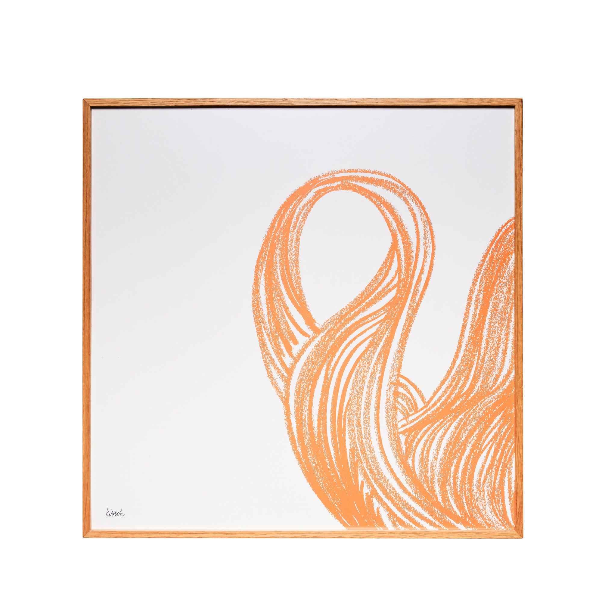 Hello Frame 80x80 Natural - Bambuá