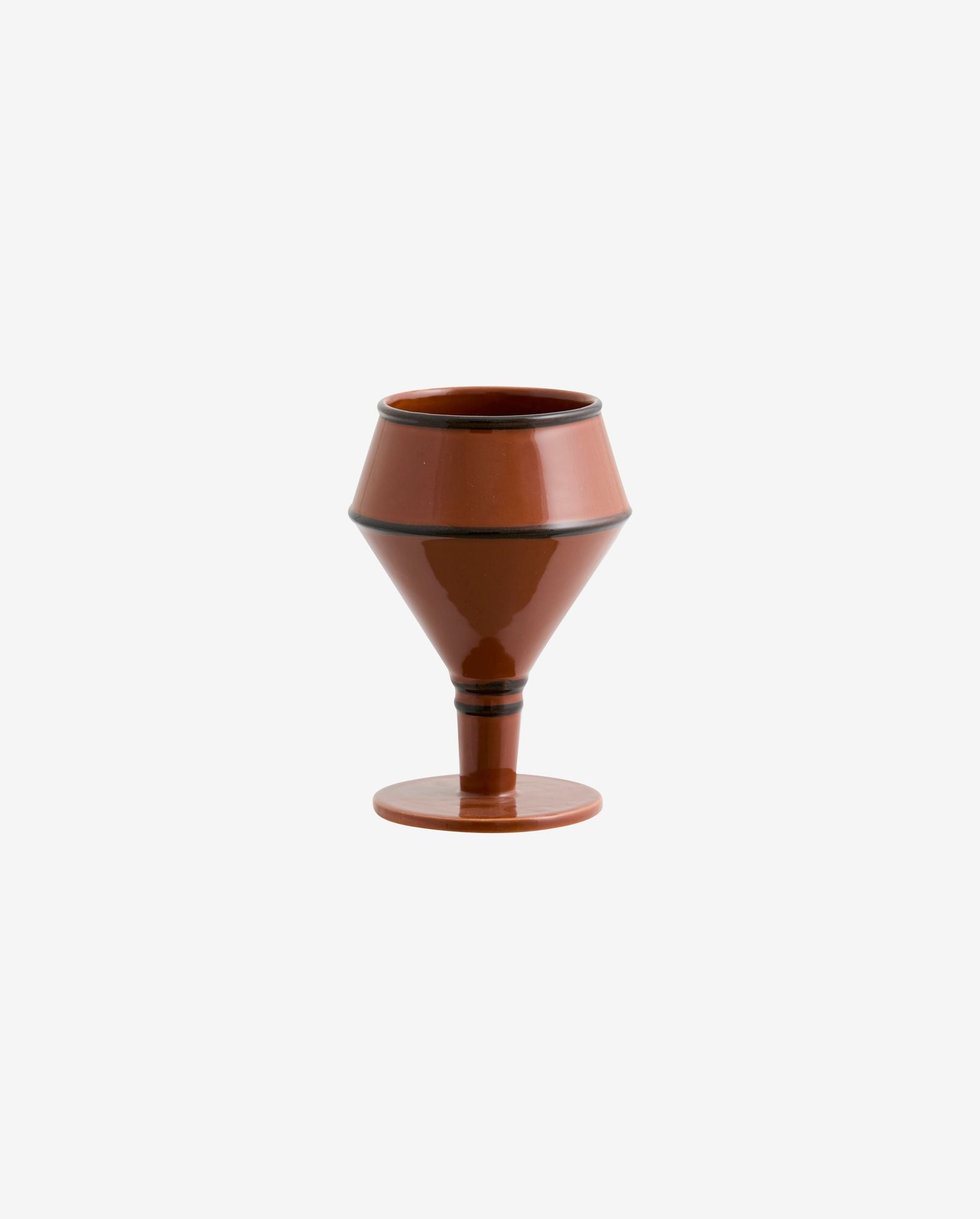 CAPPARIS wine cup - brown - Bambuá