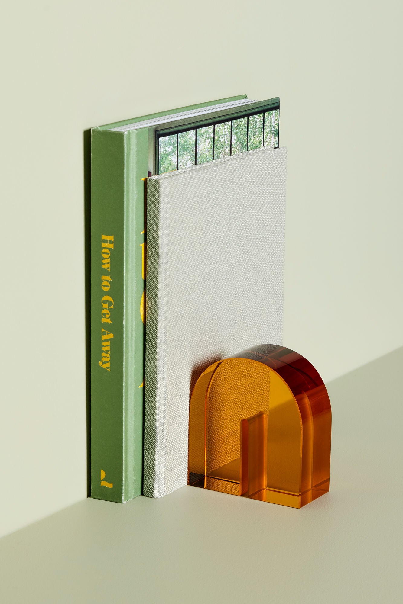Arch Bookend Amber