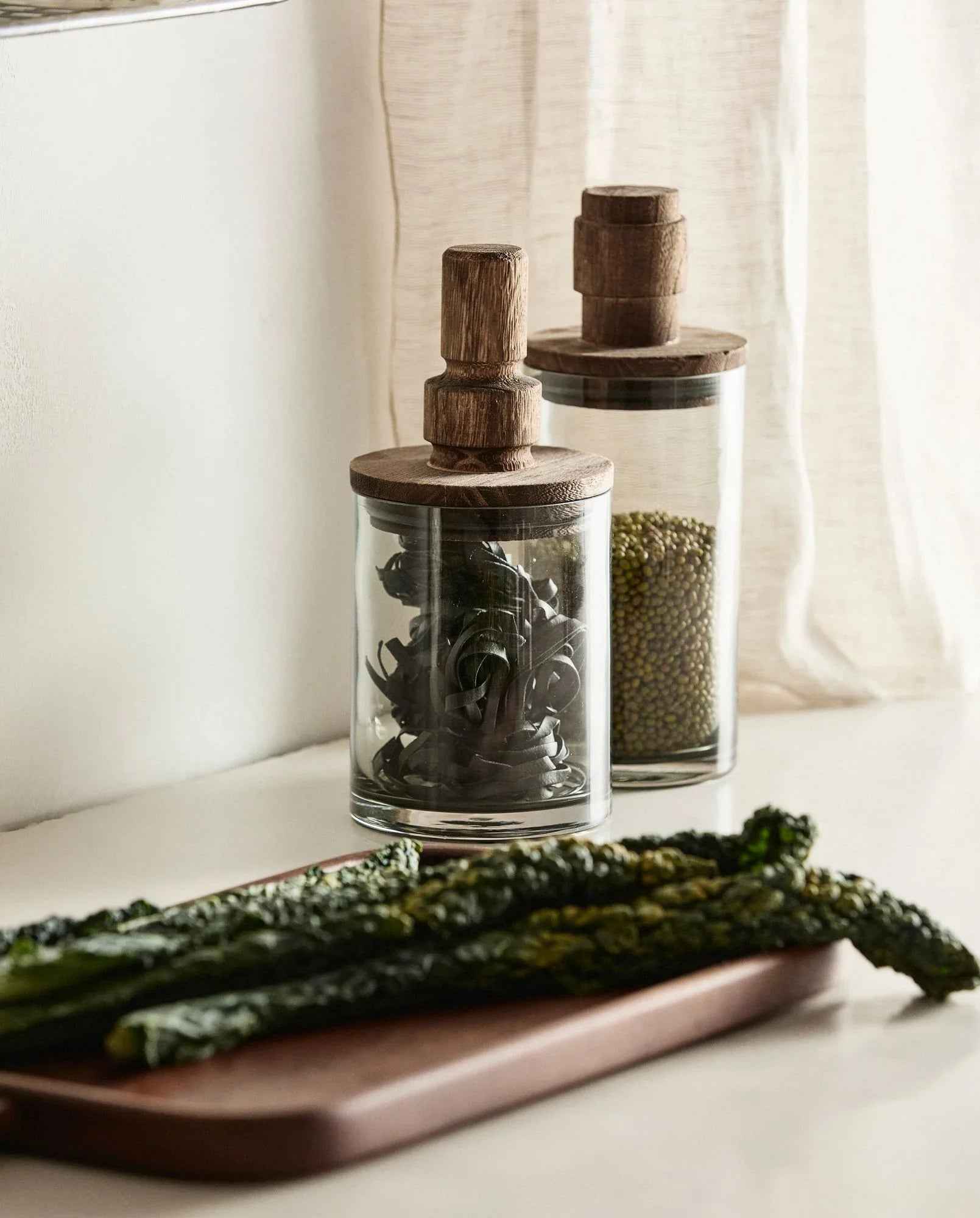 SALVIE glass storage, L - smoke