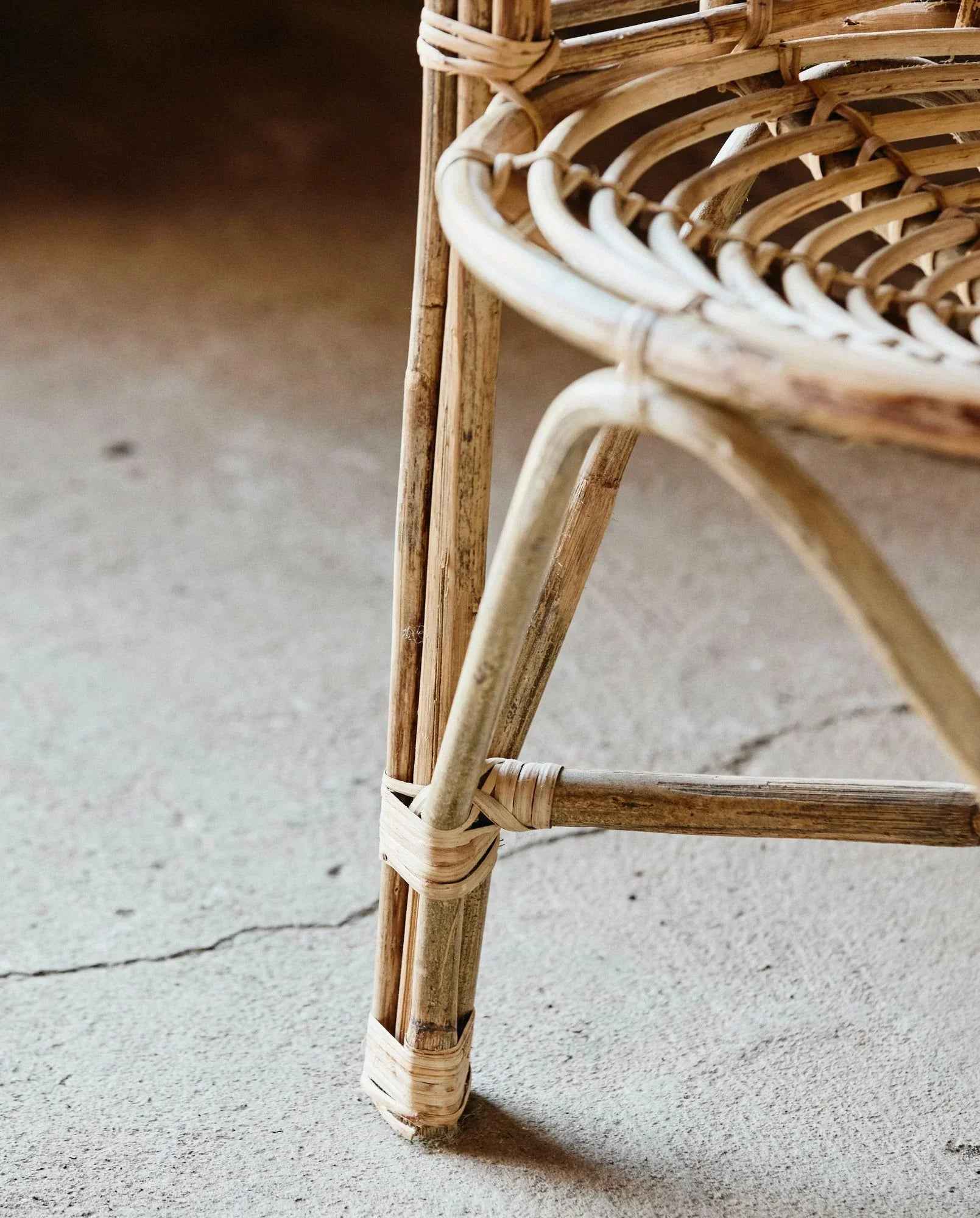 CANIA bamboo chair, natural