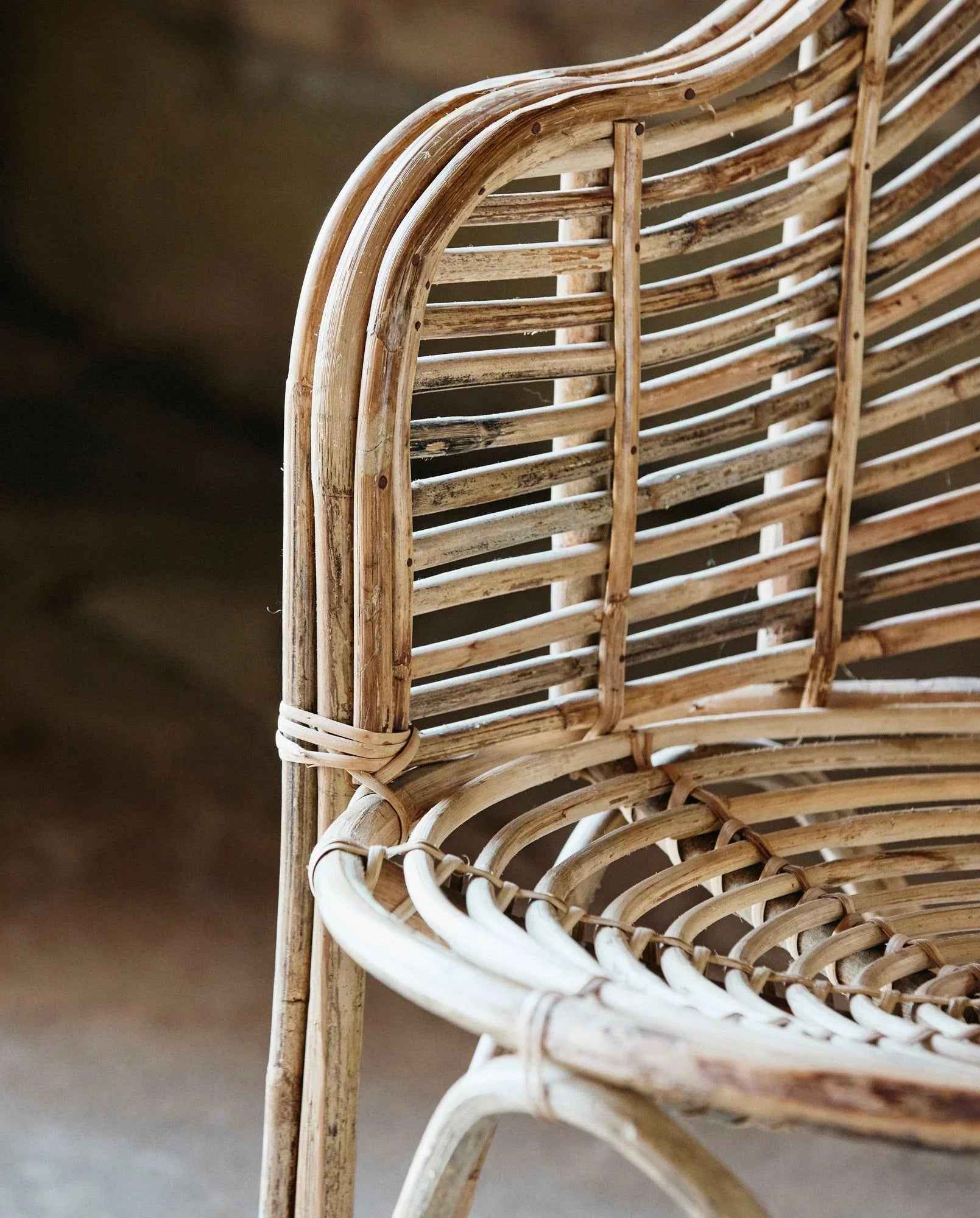 CANIA bamboo chair, natural - Bambuá