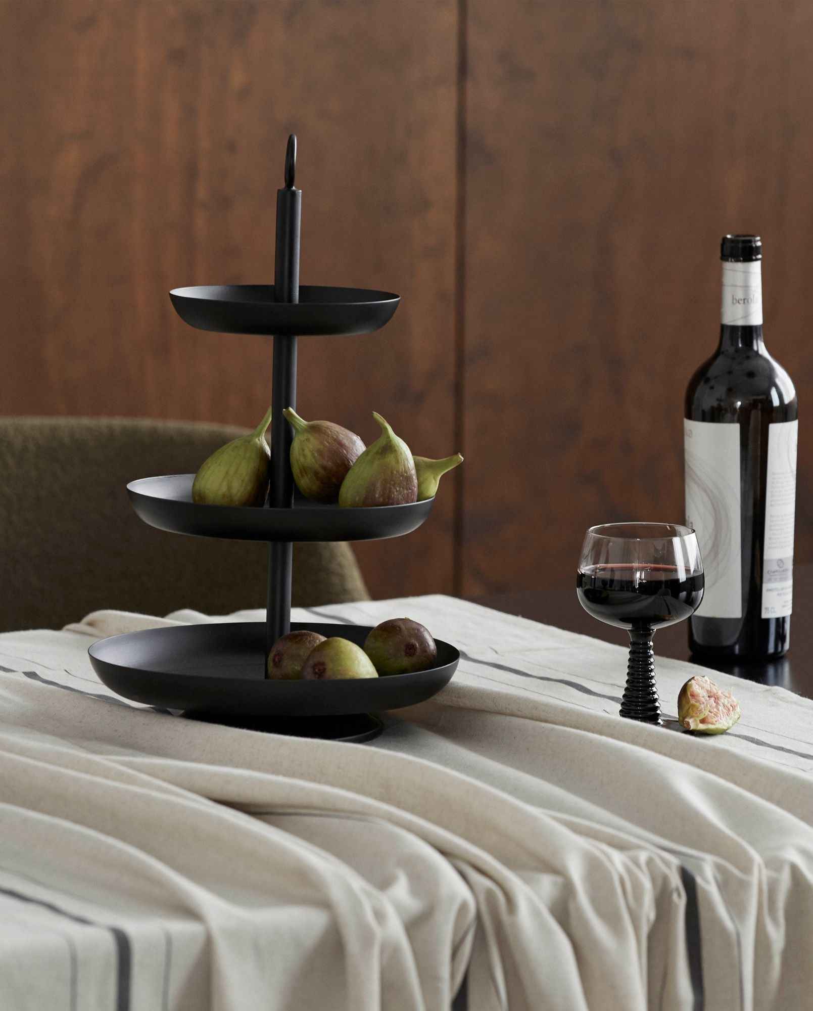 GORM wineglass - black