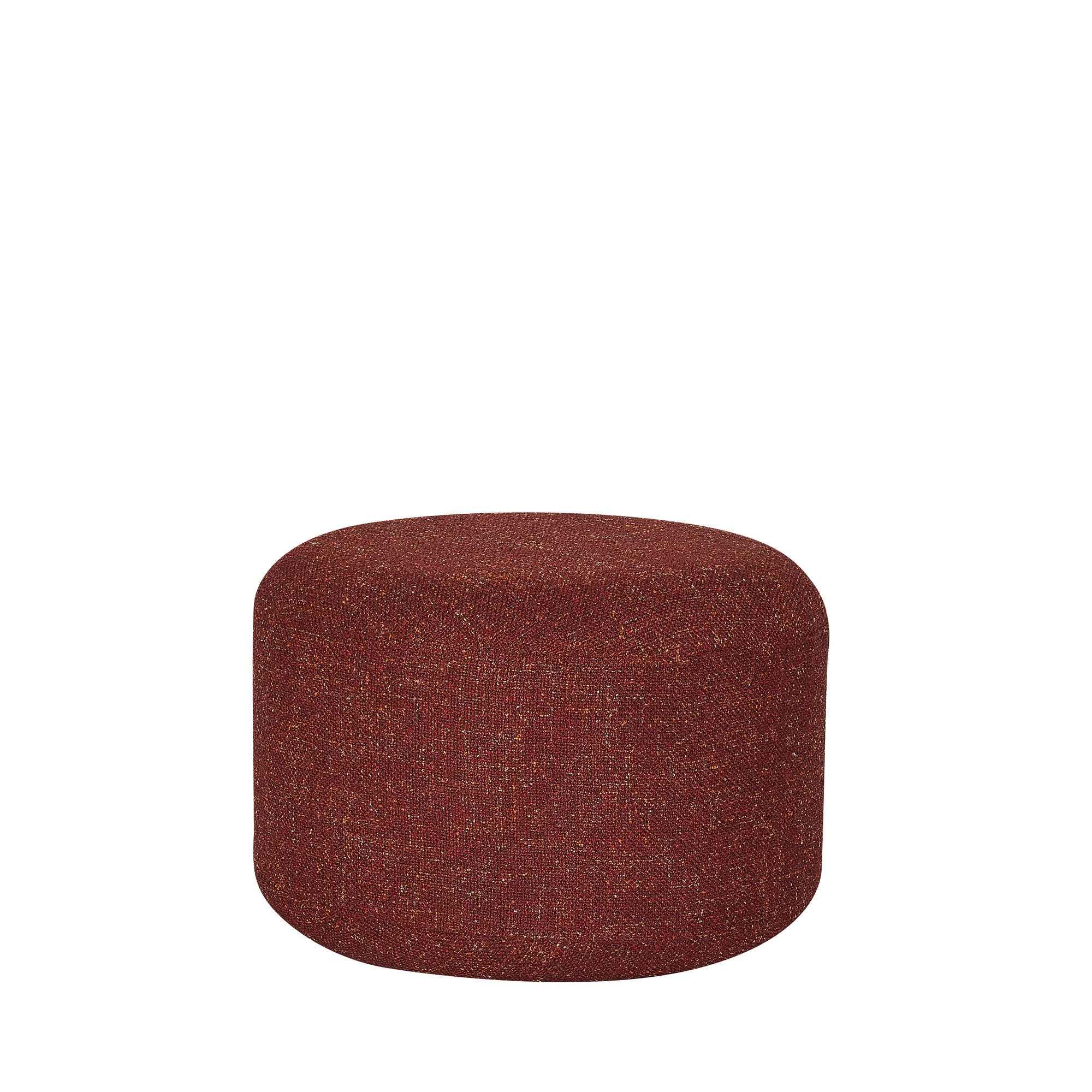 Hübsch Marshmellow Pouffe Small Red