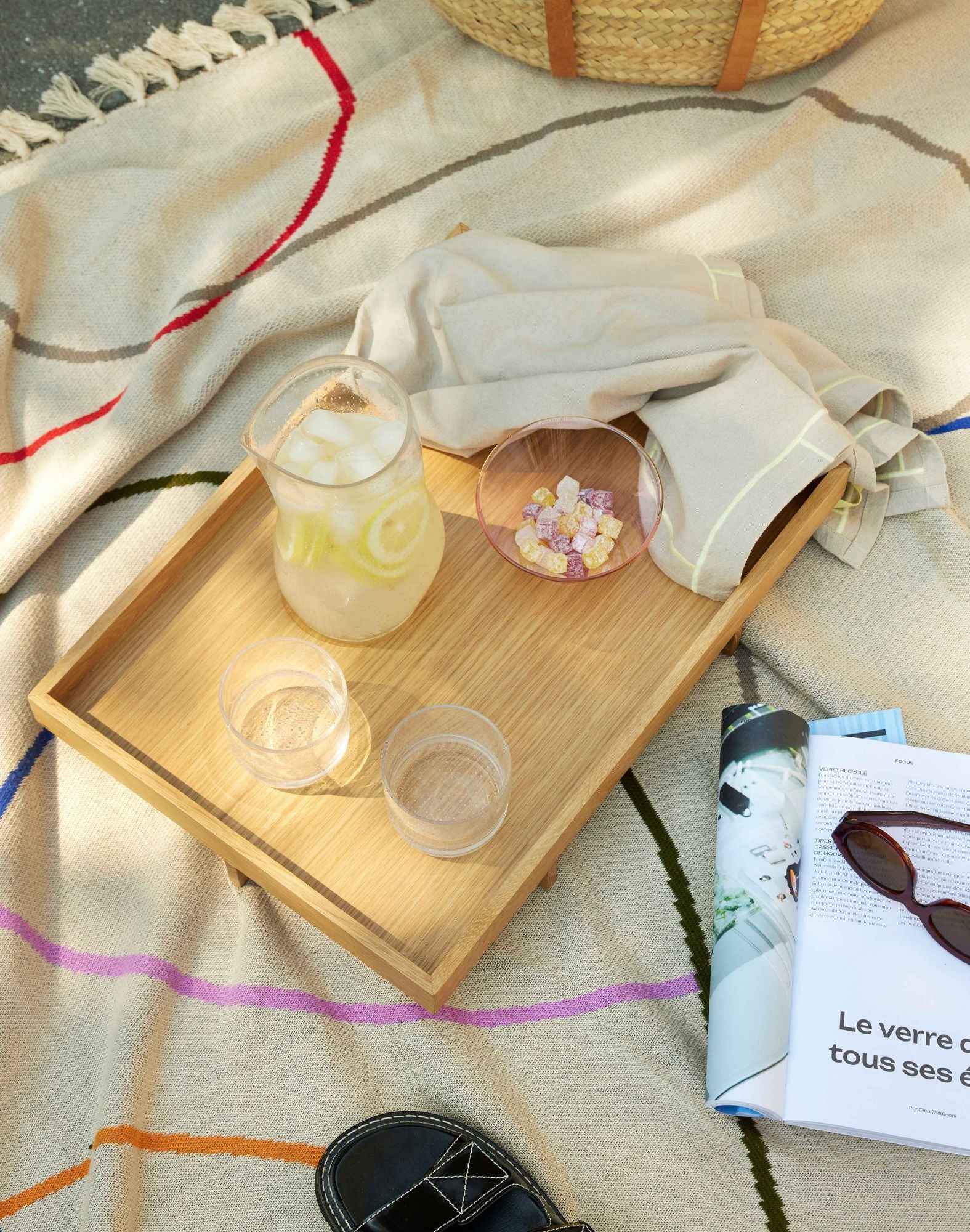 Hübsch Sui Jug Bubbles Clear