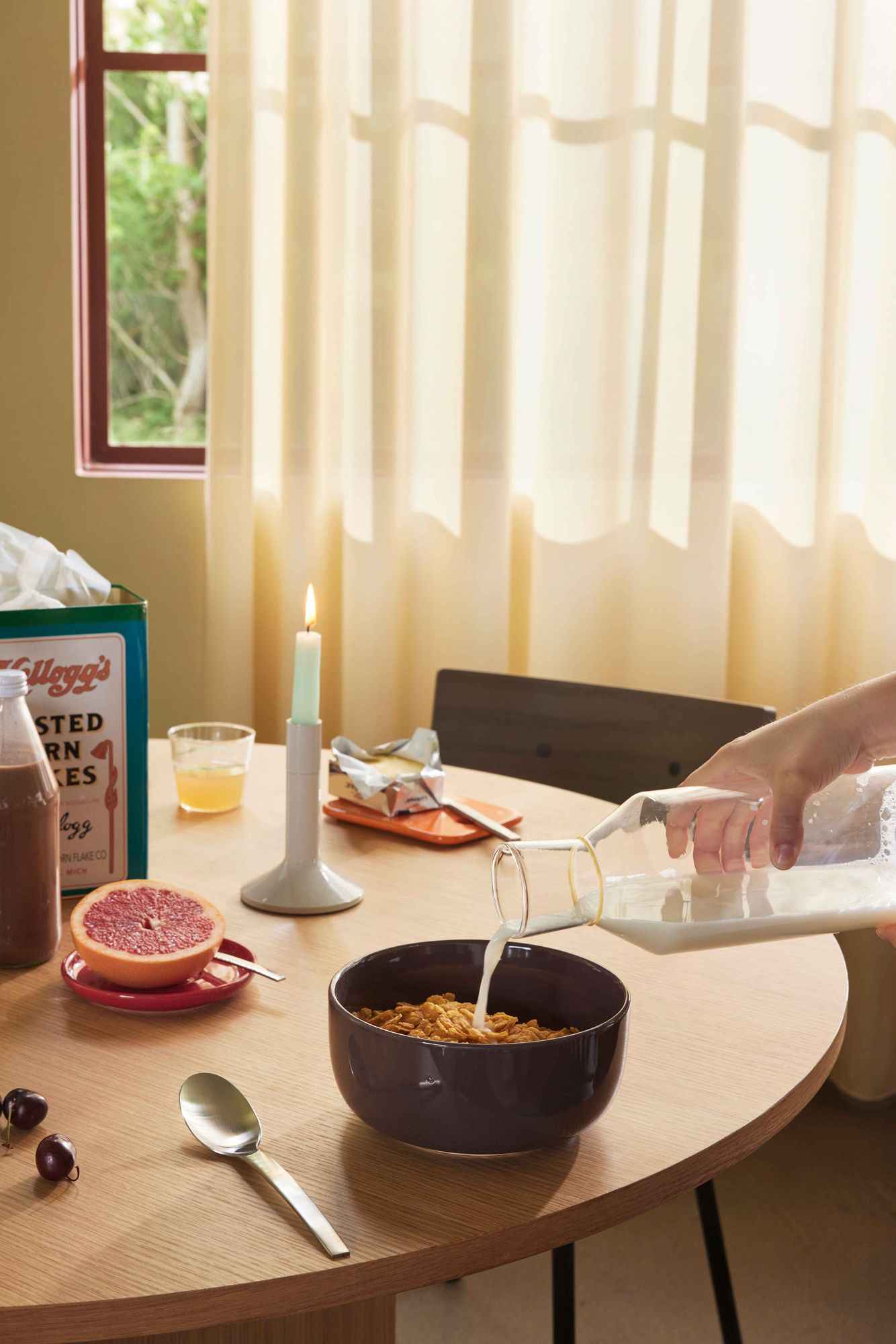 Hübsch Orbit Jug Clear/Yellow