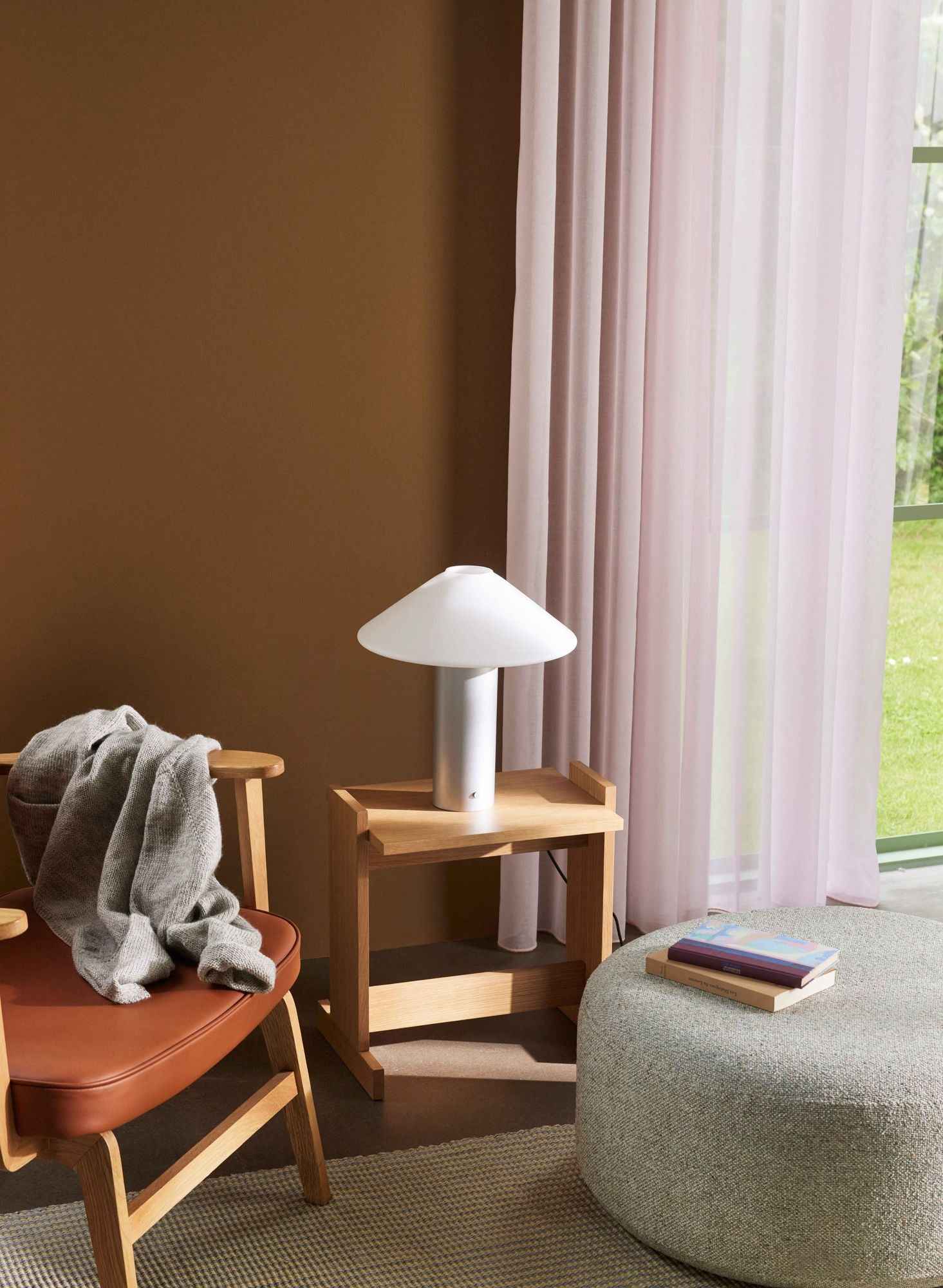 Hübsch Orbit Table Lamp Metallic silver