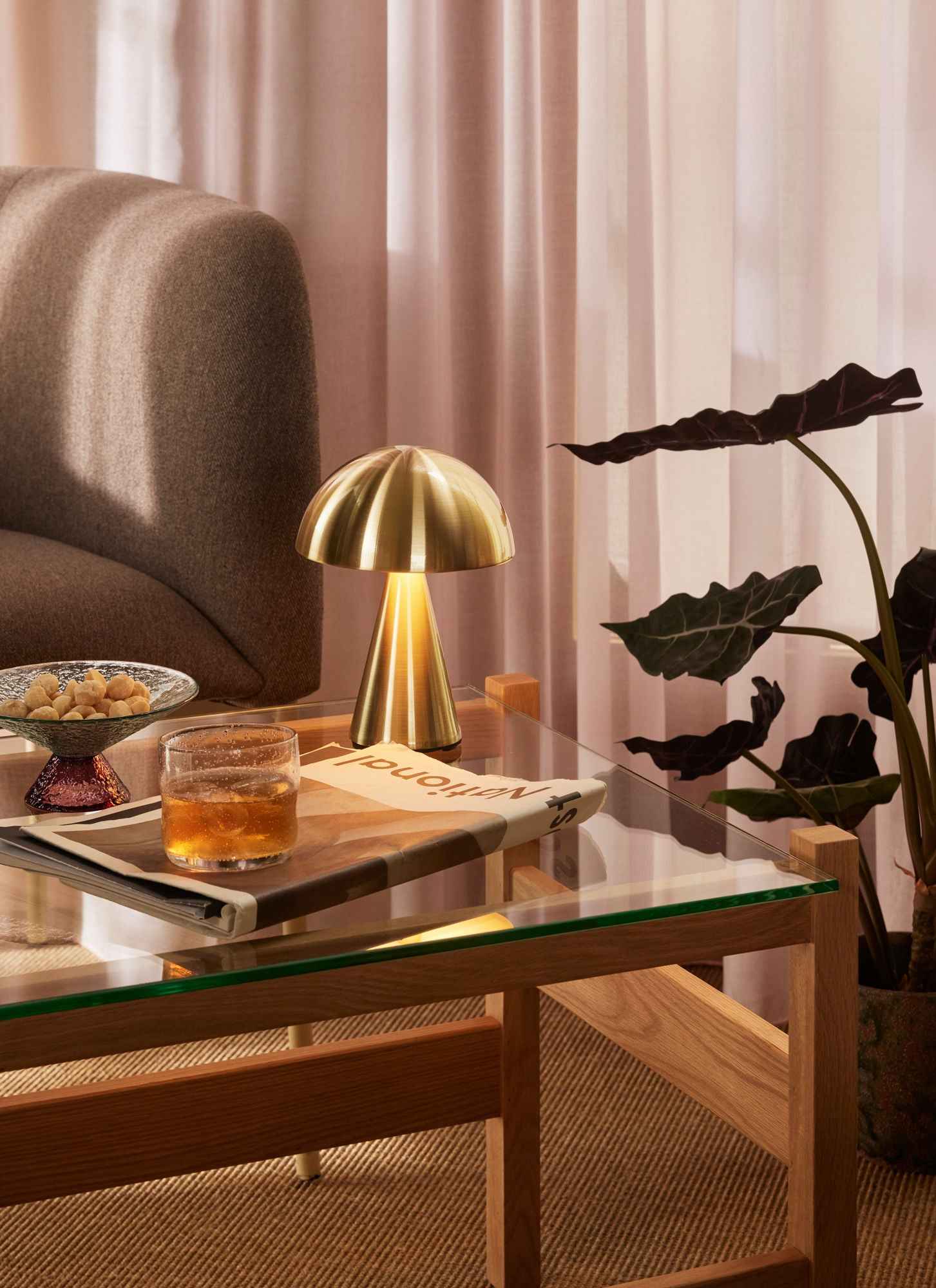 Hübsch Sui Drinking Glass Bubbles Clear