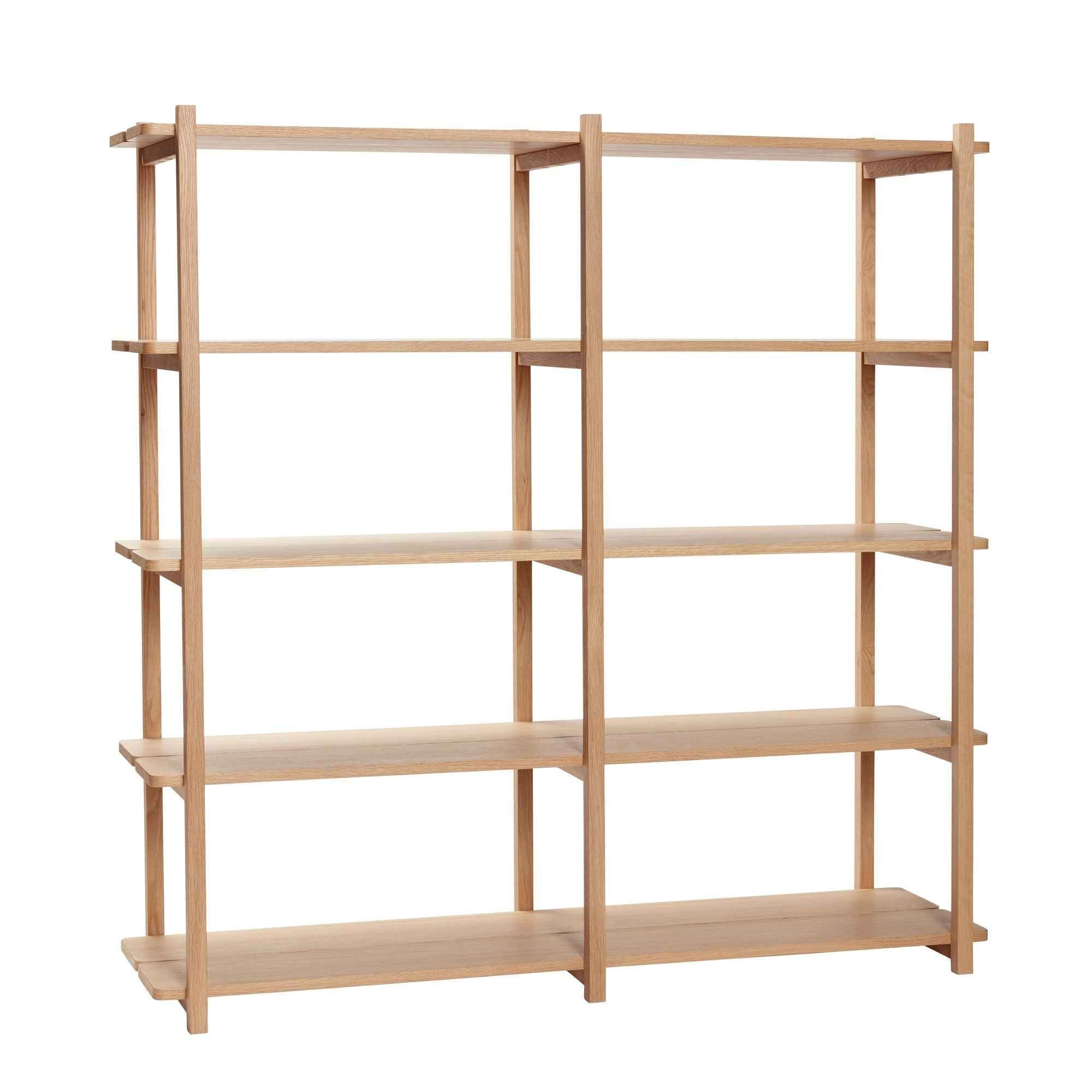 Hübsch Mason Shelf Double Large Natural