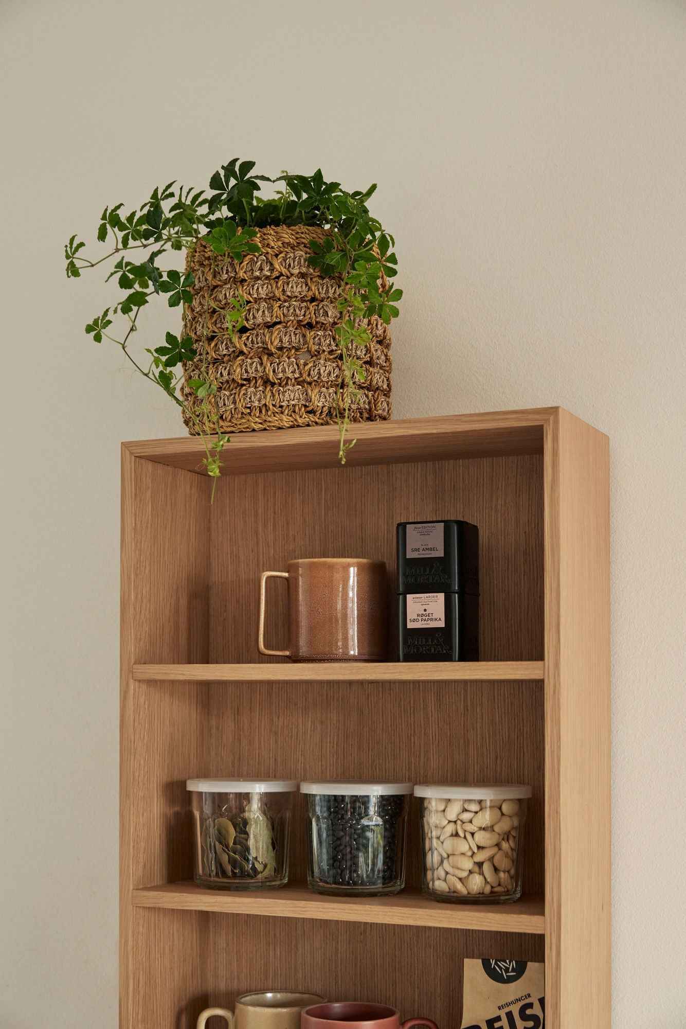 Pine Baskets Natural/Multicolour (set of 2) - Bambuá