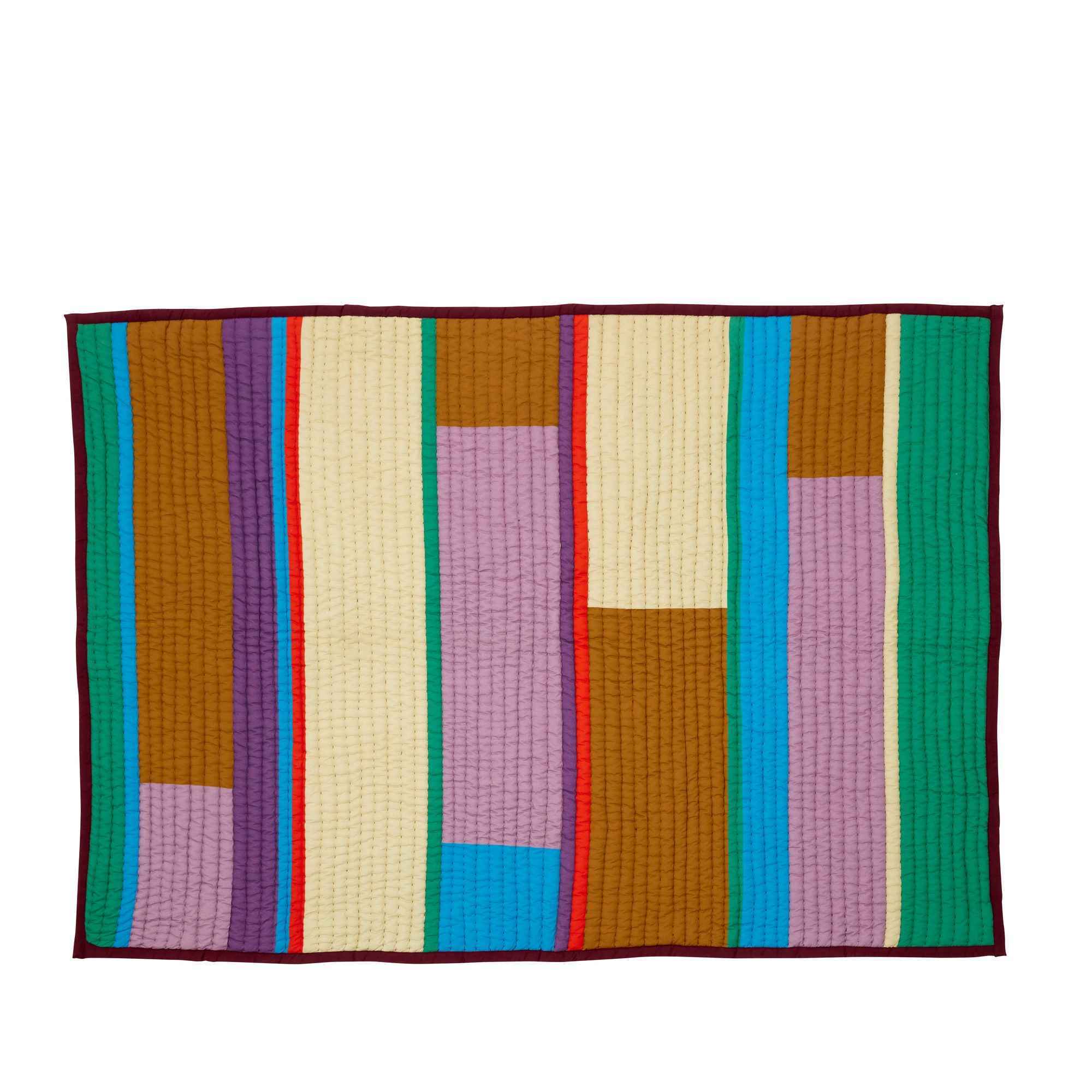 Pavilion Plaid Block Burgundy/Multicolour - Bambuá