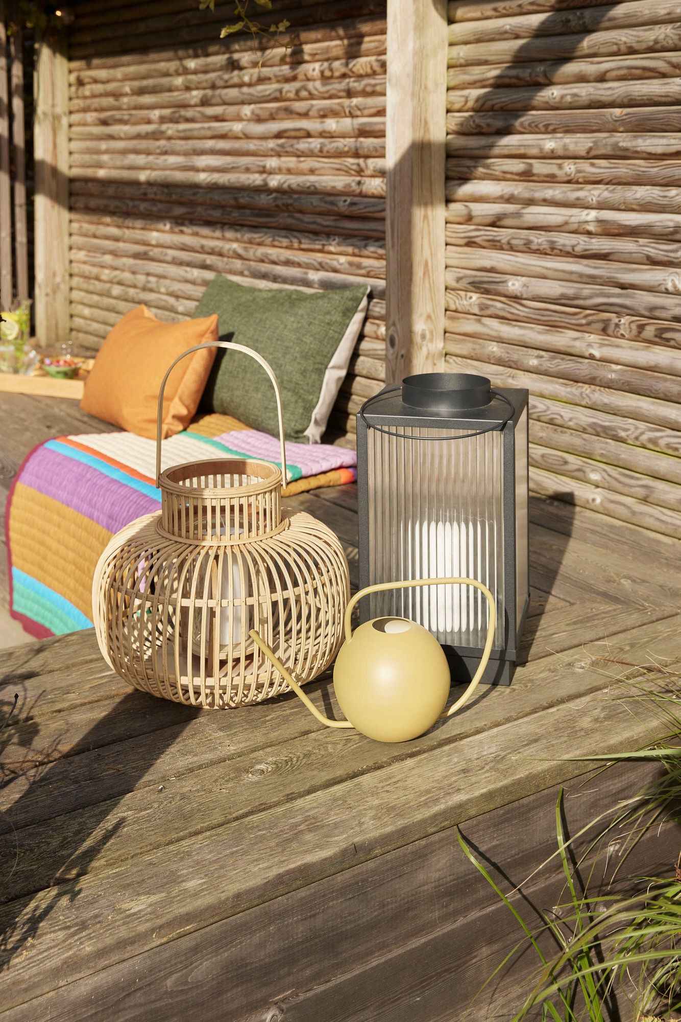 Hübsch Pavilion Plaid Block Burgundy/Multicolour