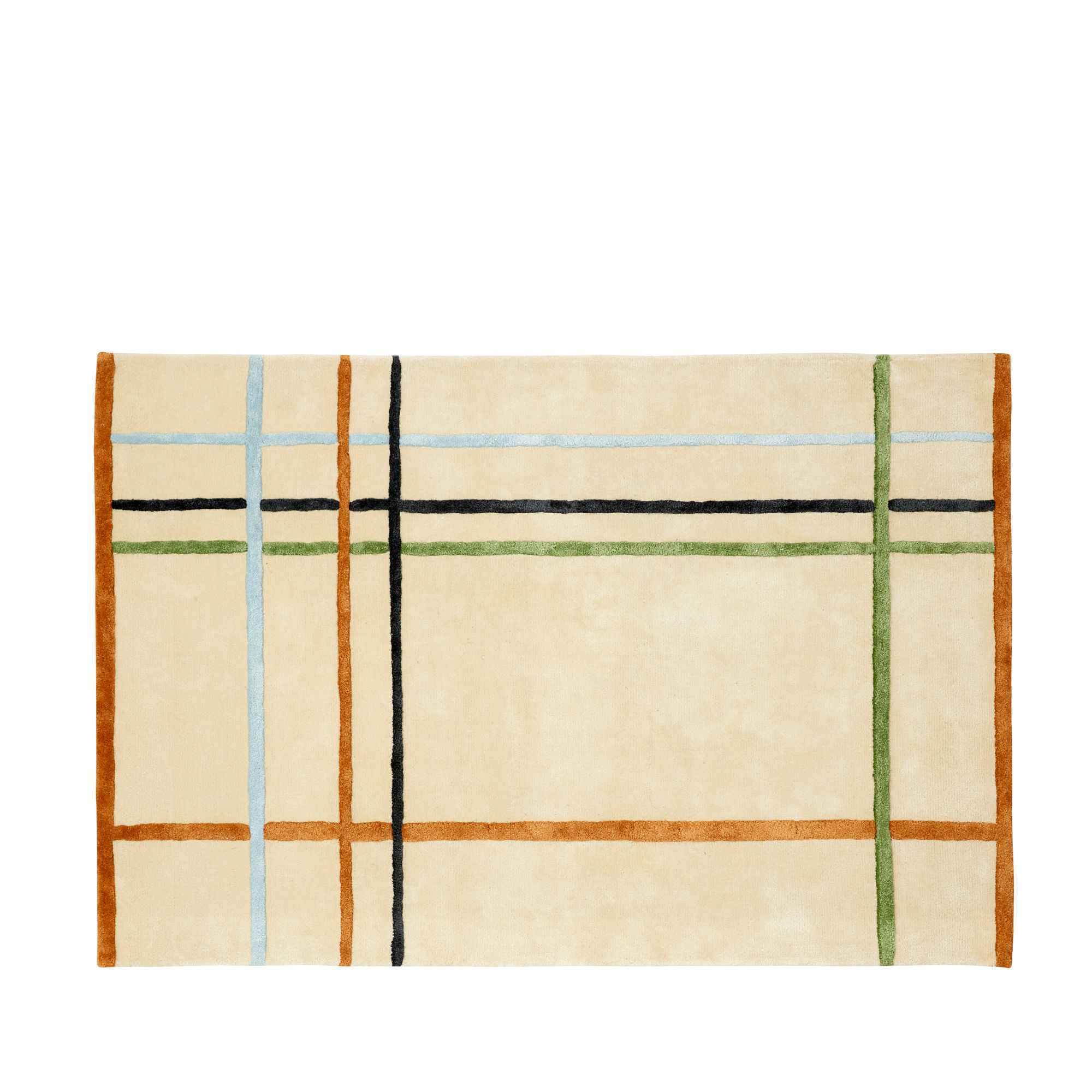 Fluffy Rug Beige/Multicolour - Bambuá