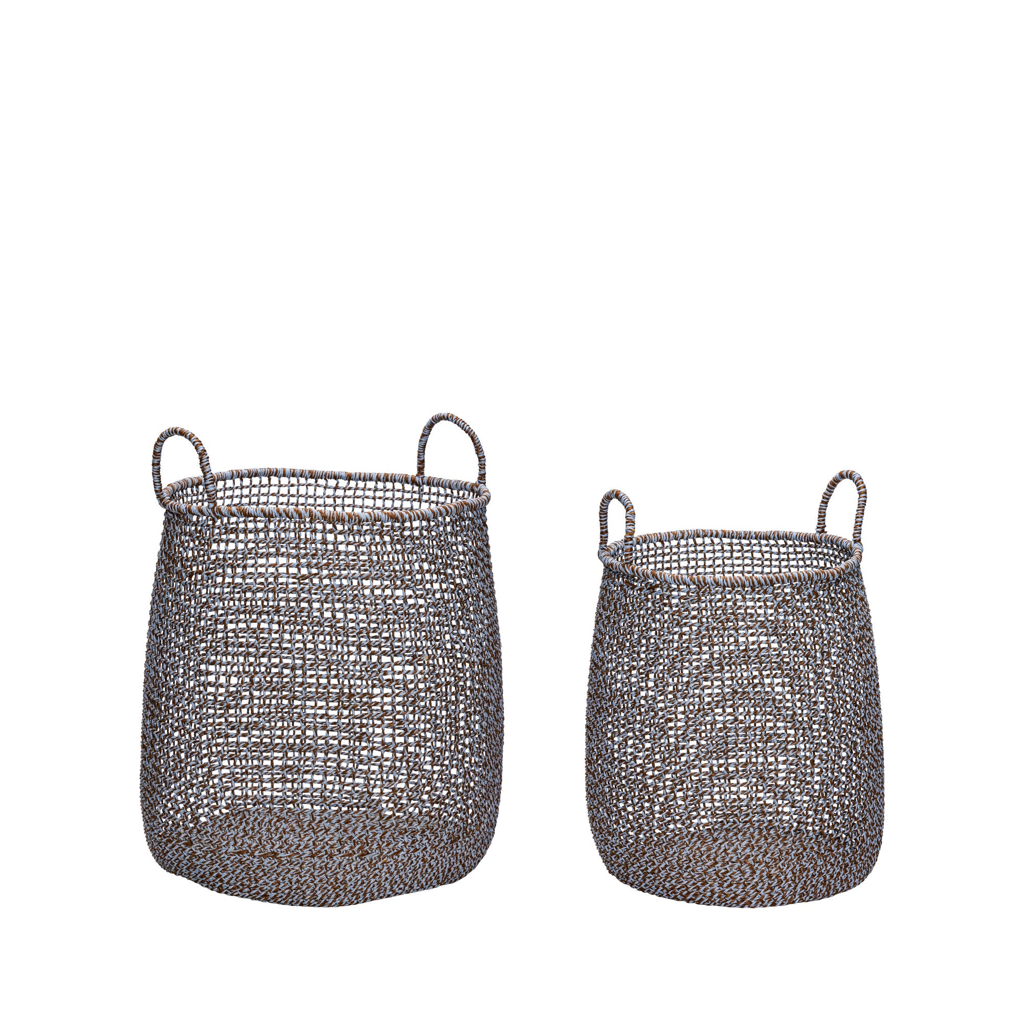 Mist Baskets Brown/Blue (set of 2)