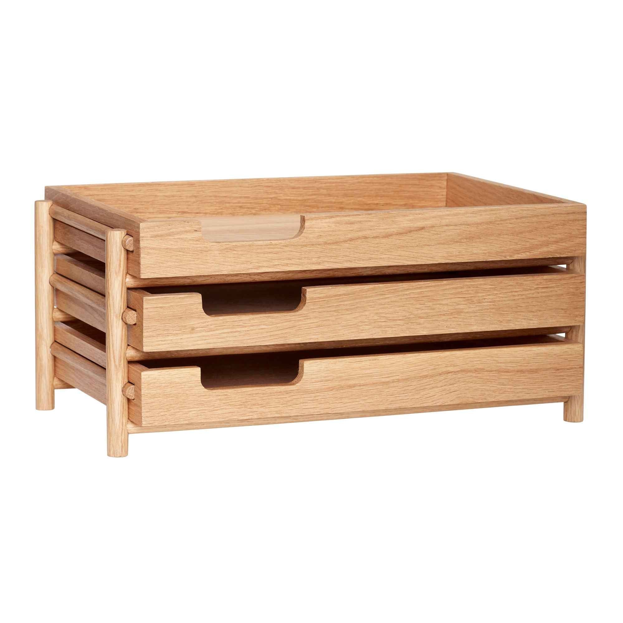 Hübsch Note Letter Tray Natural