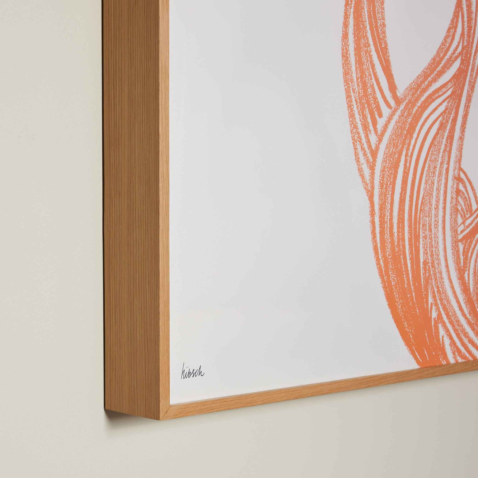 Hübsch Hello Frame 80x80 Natural