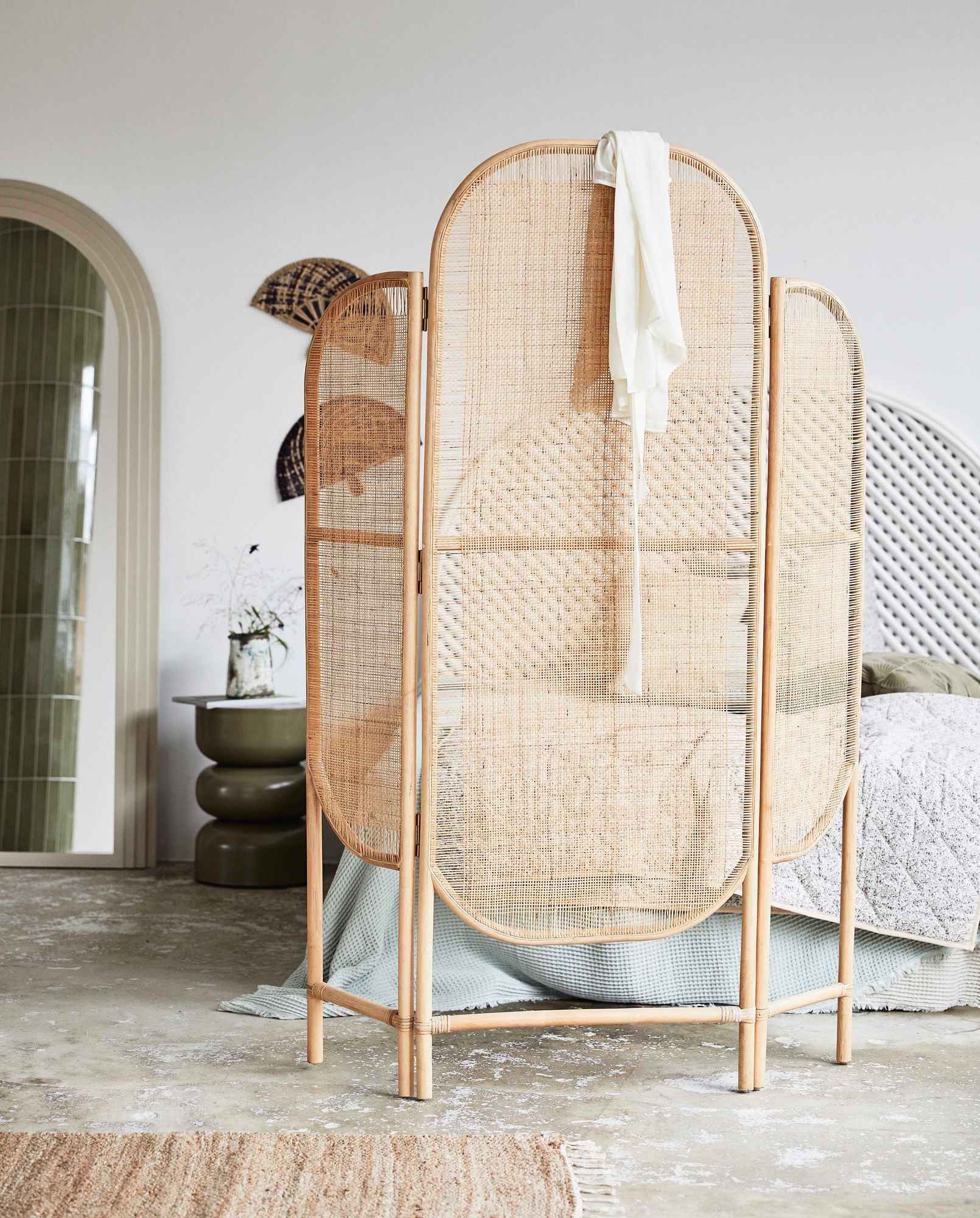 BALI divider, rattan/weaving - natural - Bambuá