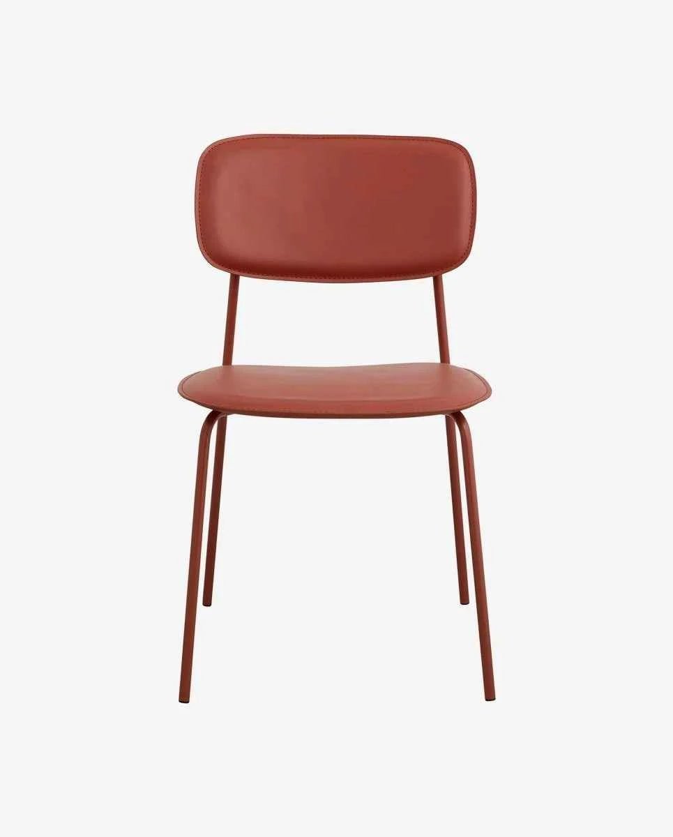 ESA dining chair - rust red - Bambuá