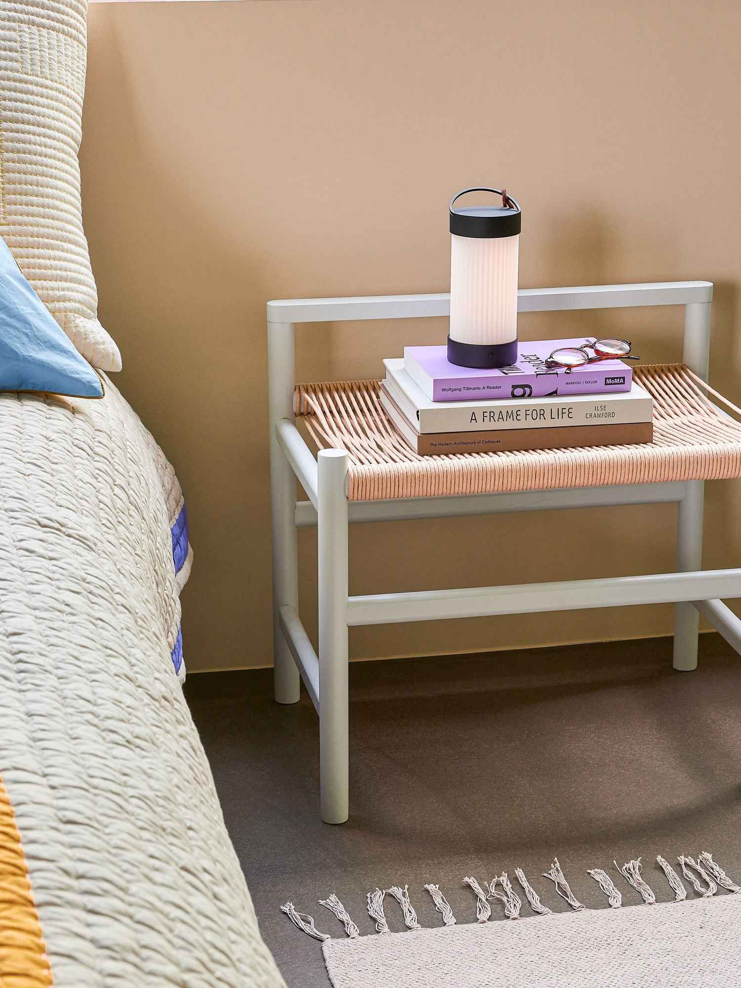 Hübsch Heritage Bench Small Light grey