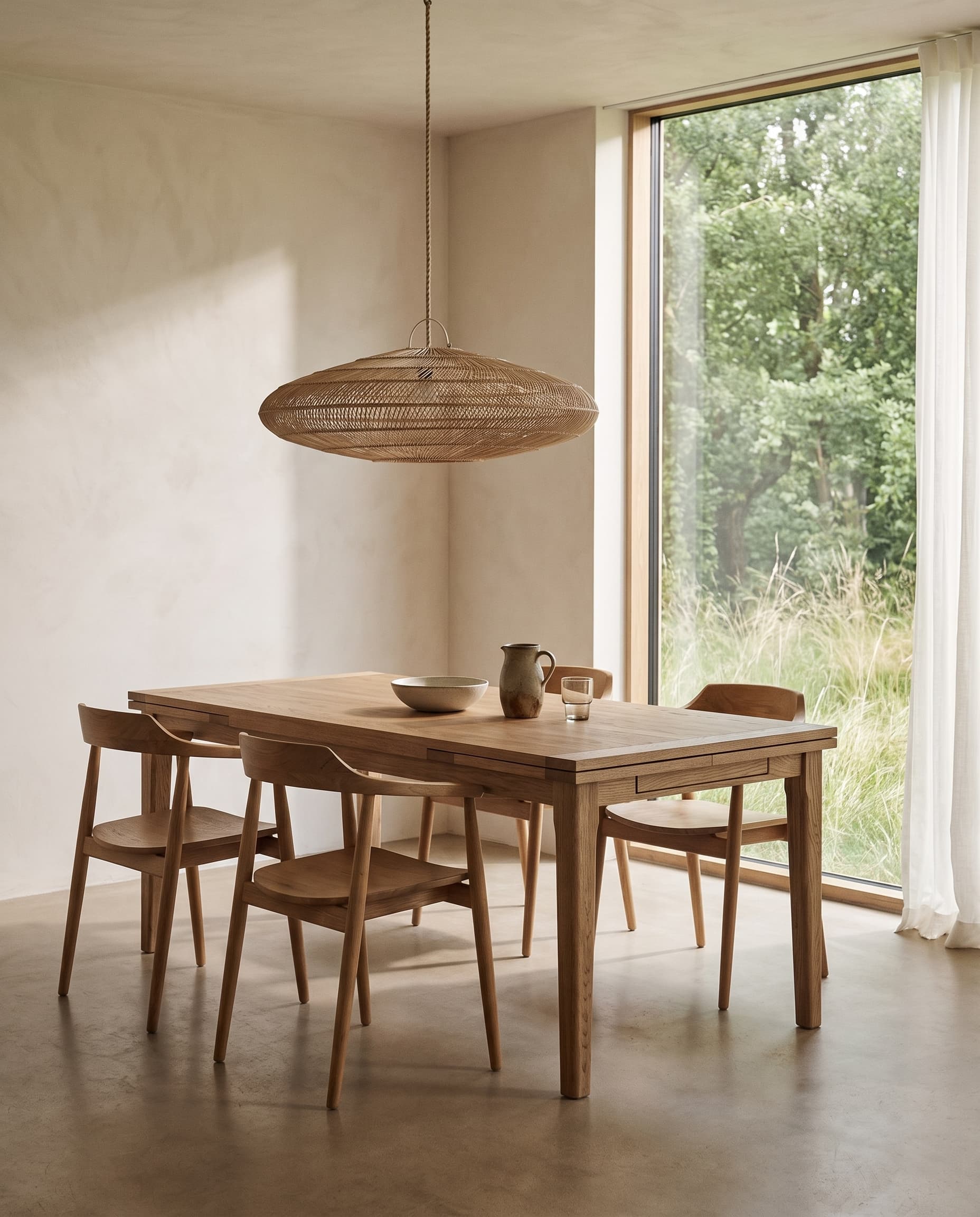 Heikant Uitschuifbare Eettafel – Licht Essenhoutfineer