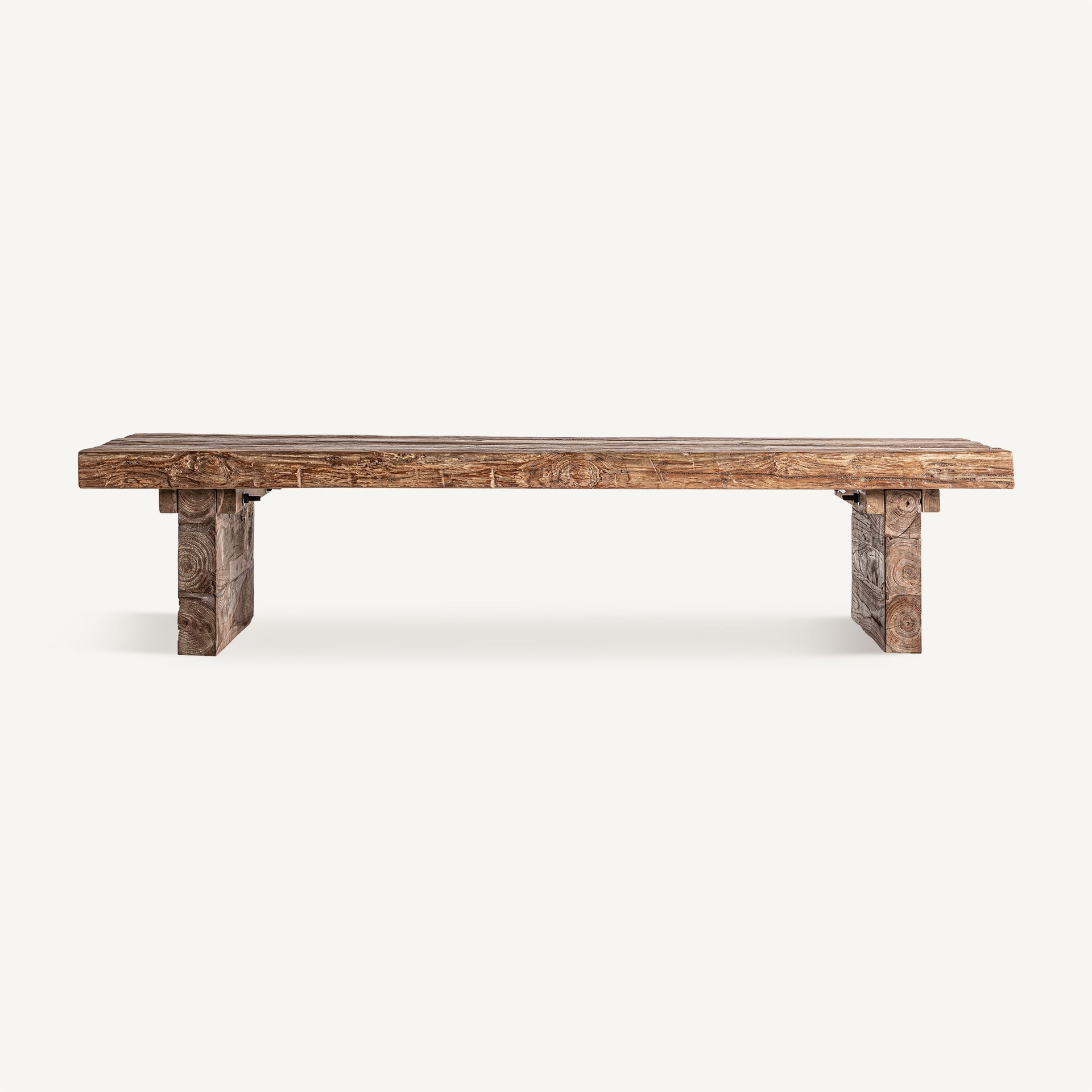 Nysted Coffee Table | Reclaimed Railway Wood Architectural Table - Bambuá
