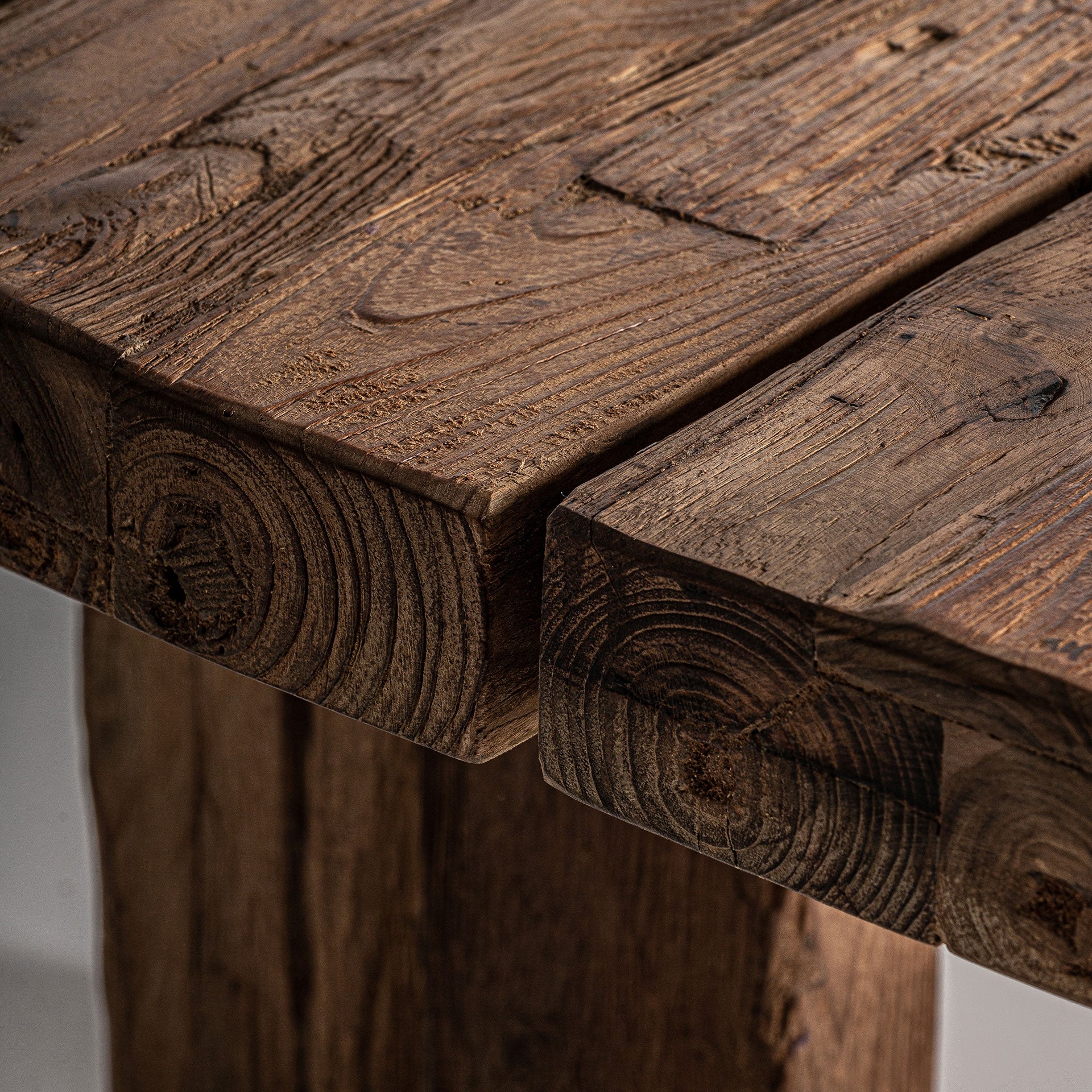 Nysted Coffee Table | Reclaimed Railway Wood Architectural Table - Bambuá