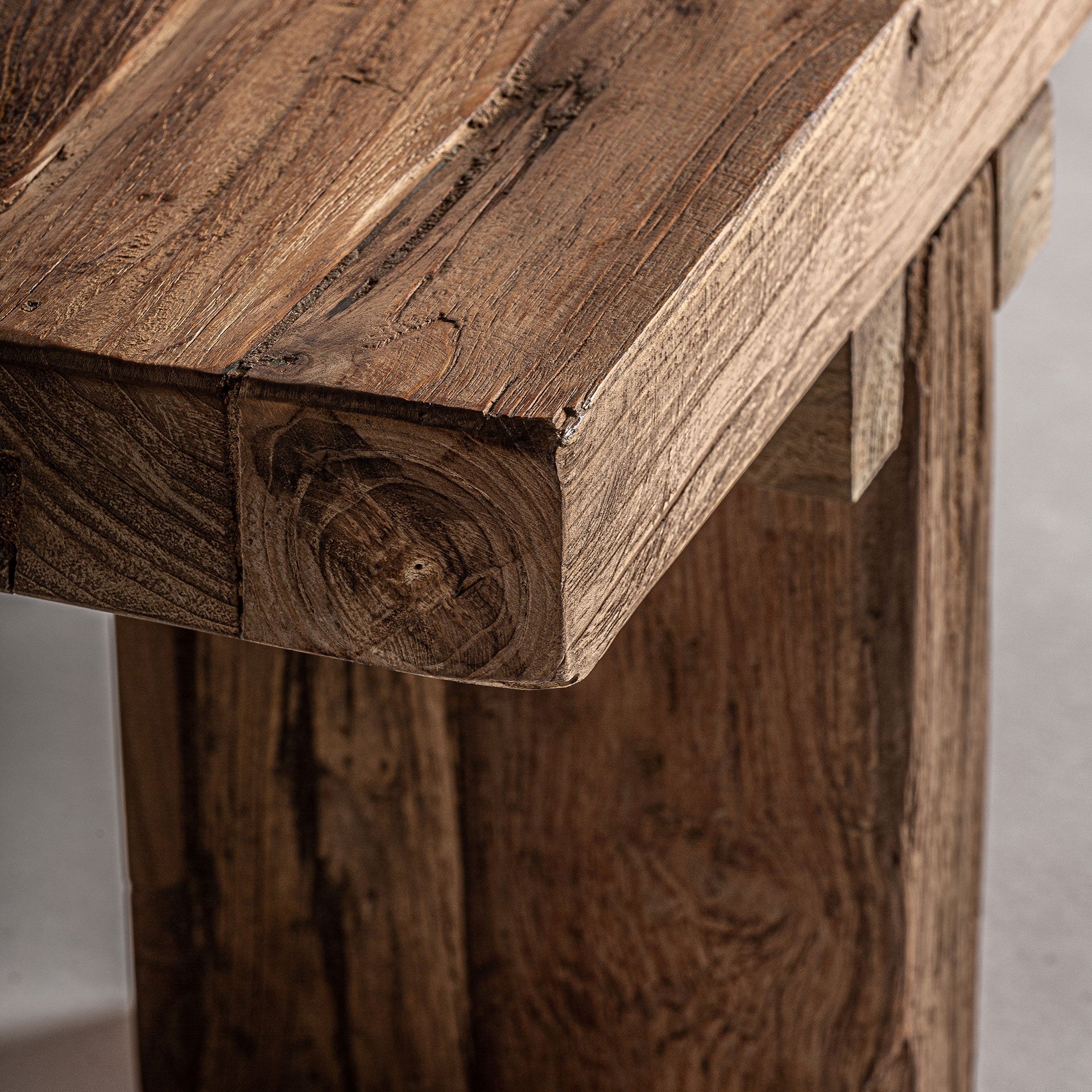Nysted Coffee Table | Reclaimed Railway Wood Architectural Table - Bambuá