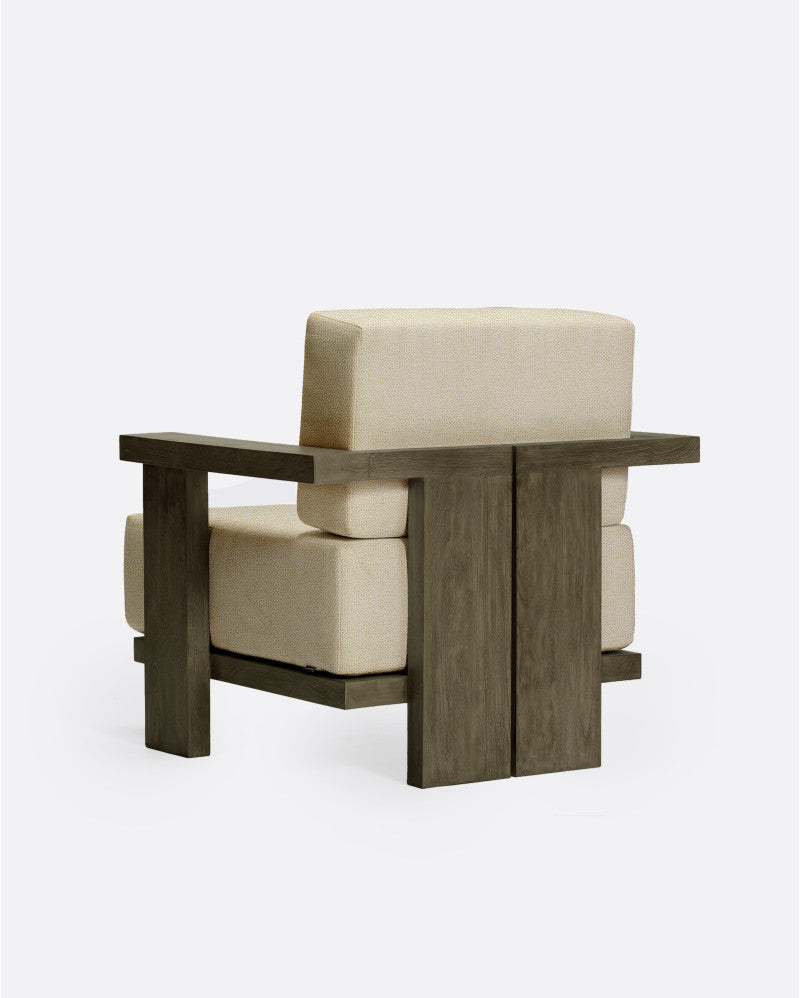 Panjang Outdoor Lounge Chair Ivory
