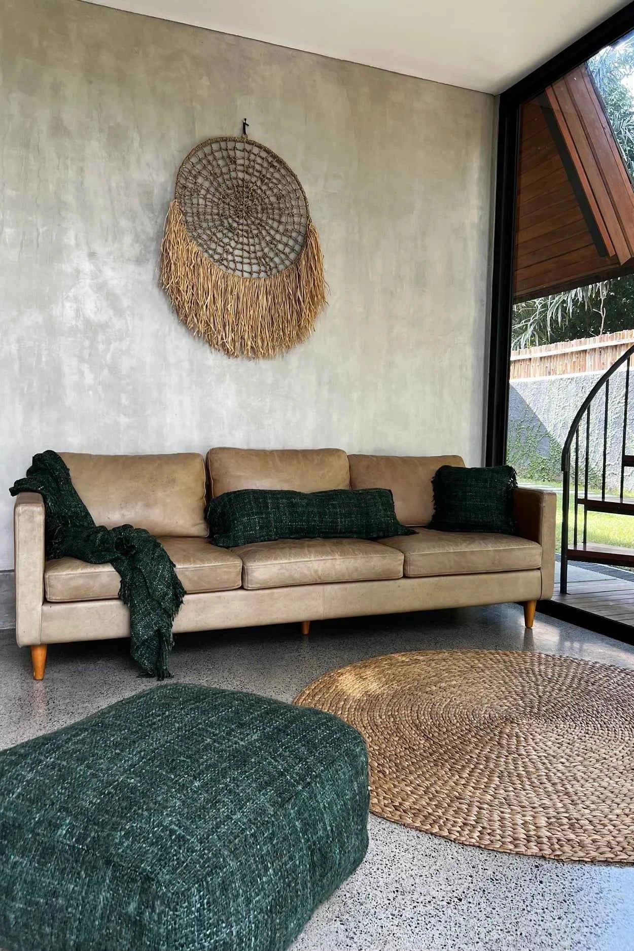 The Oh My Gee Cushion Cover - Forest Green - 35x100