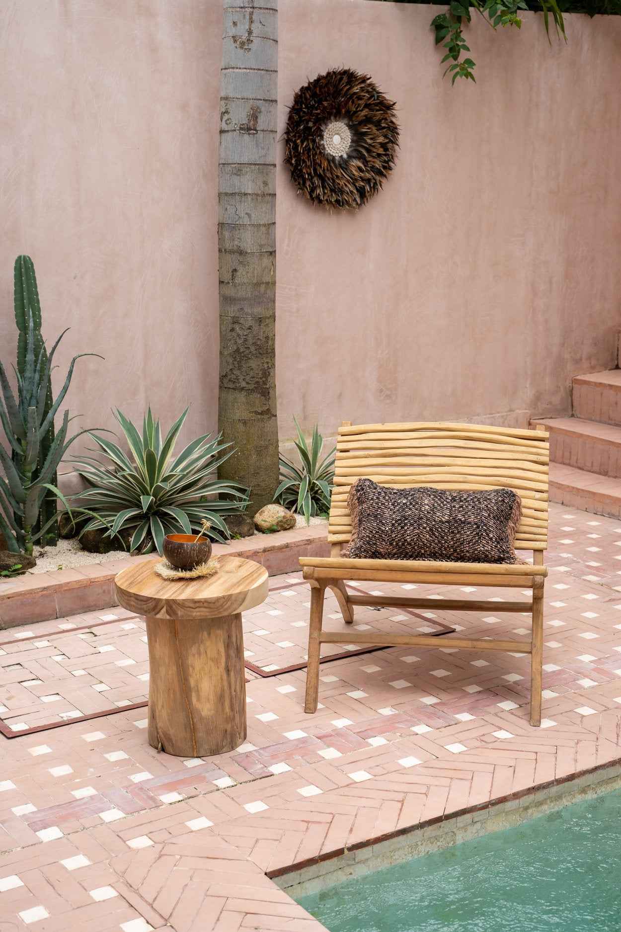 The Inti Side Table - Natural - Bambuá
