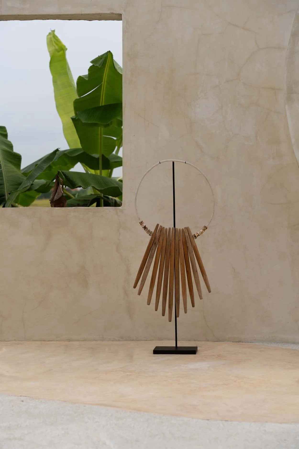 The Wooden Sticks On Stand - Natural - Bambuá