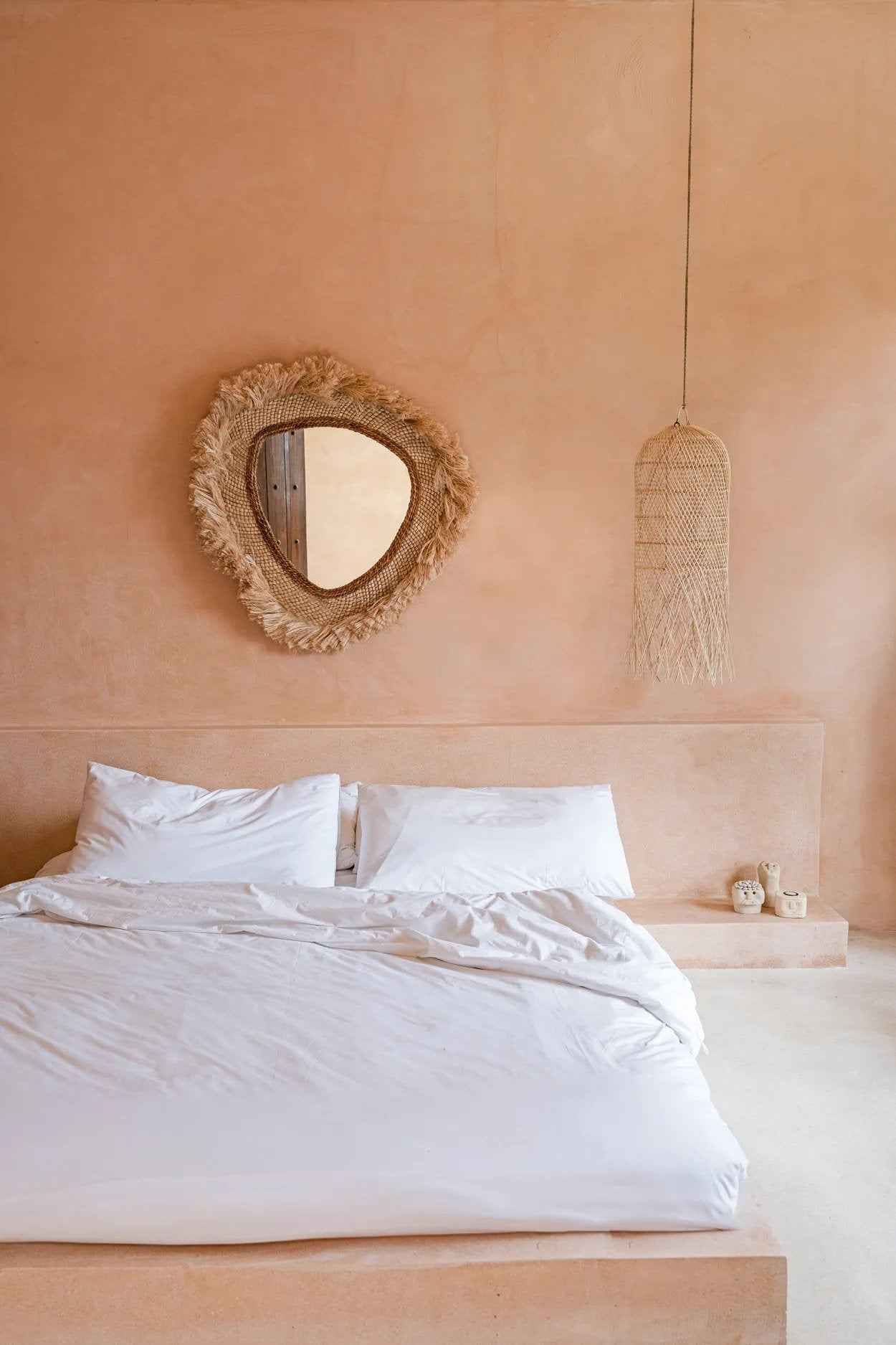 The La Contessa Mirror - Natural - L - Bambuá