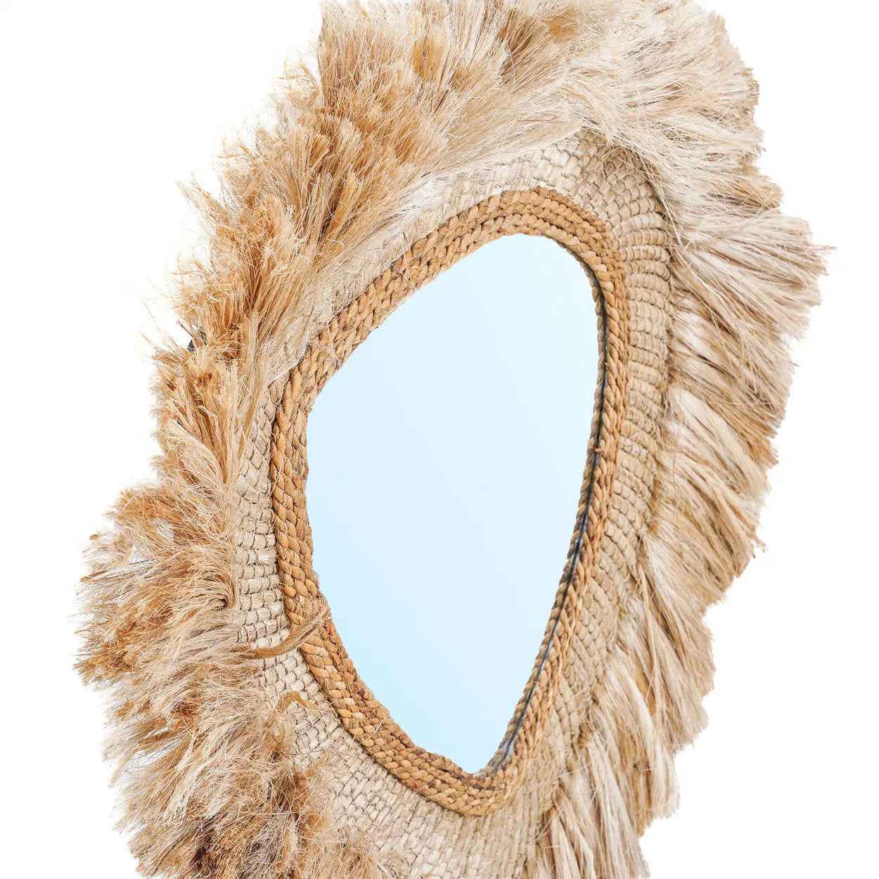The La Contessa Mirror - Natural - L - Bambuá