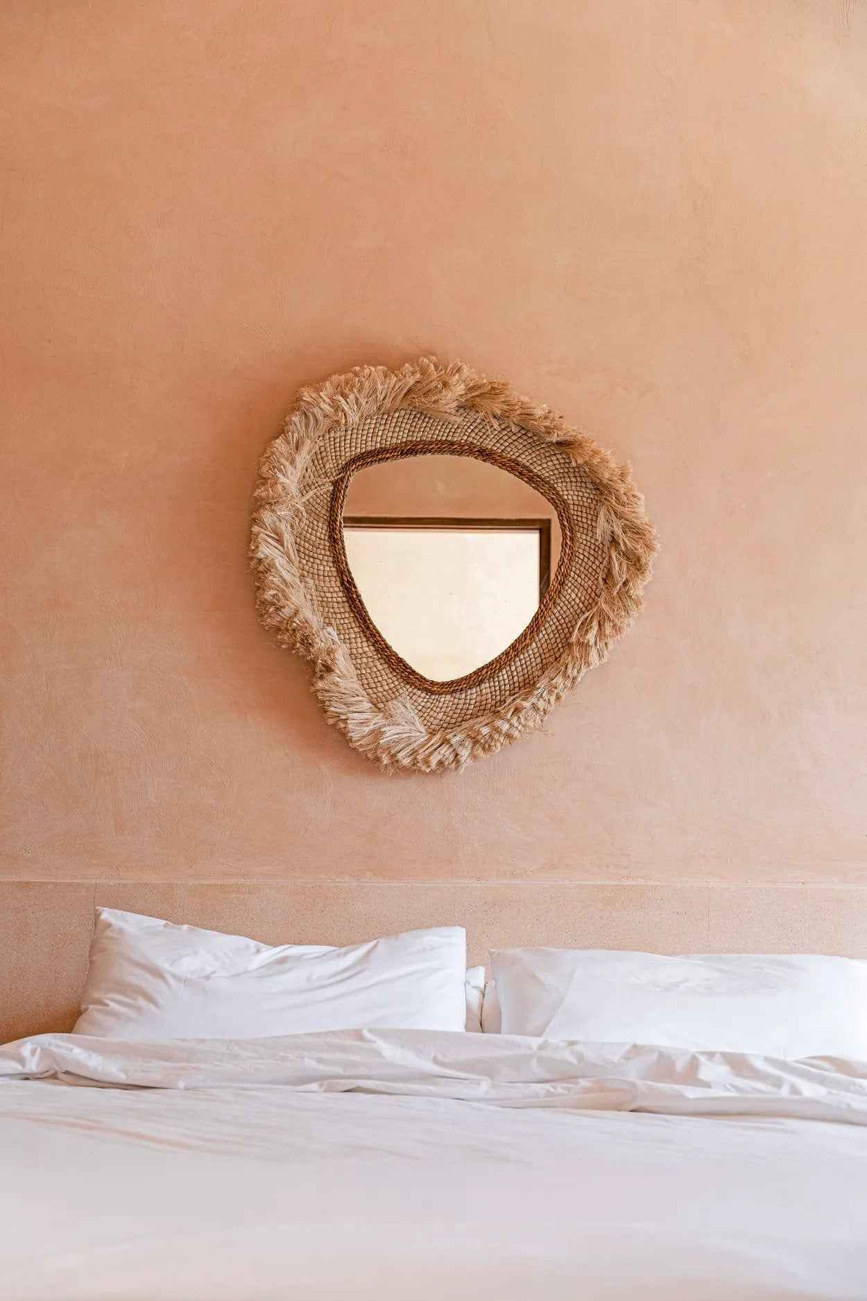 The La Contessa Mirror - Natural - L - Bambuá