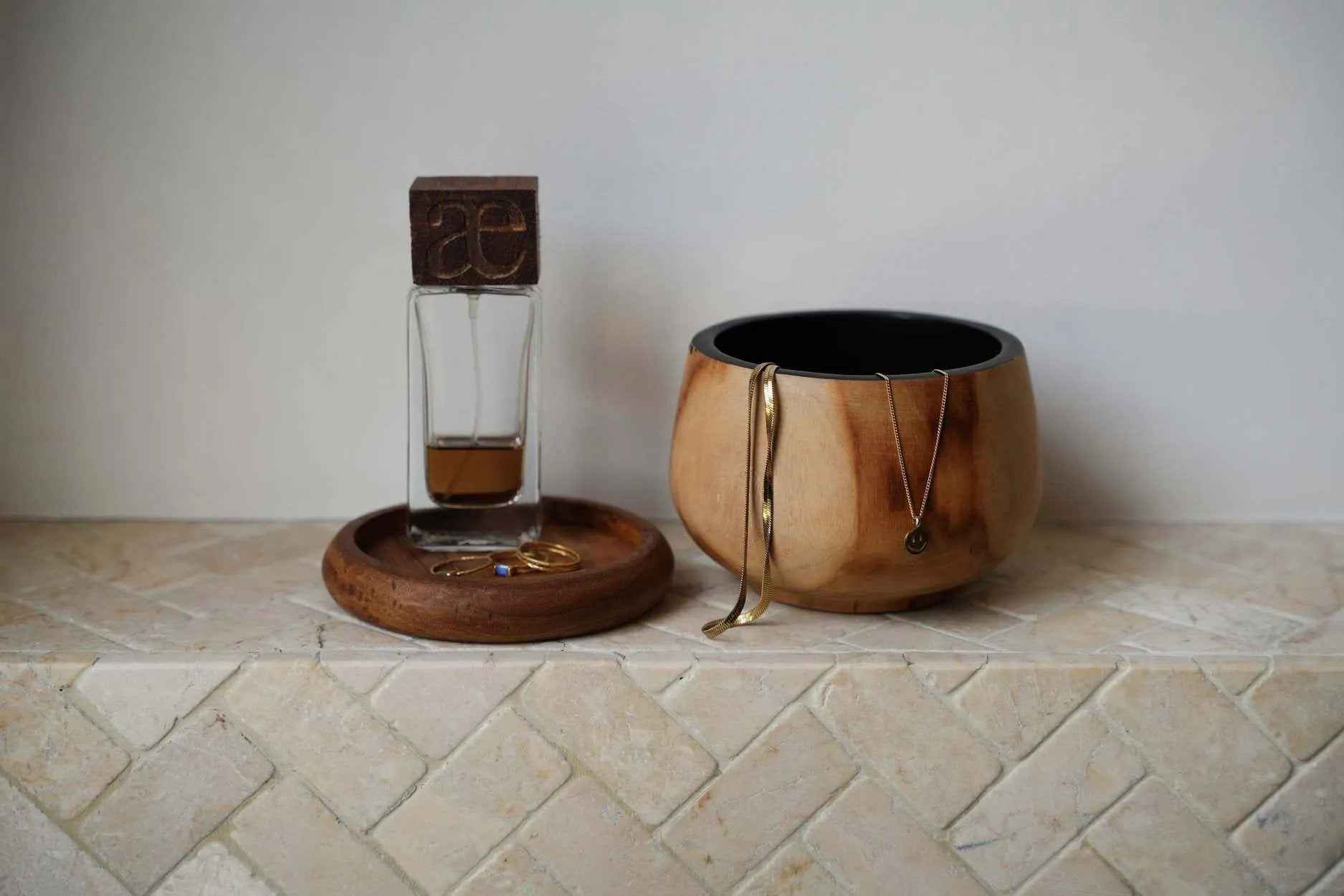 Teak wood serving bowl, durable and elegant, perfect for everyday dining or special occasions.