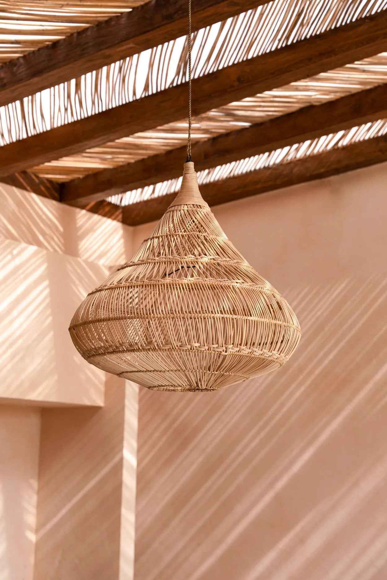 The Drop Pendant - Natural - L - Bambuá