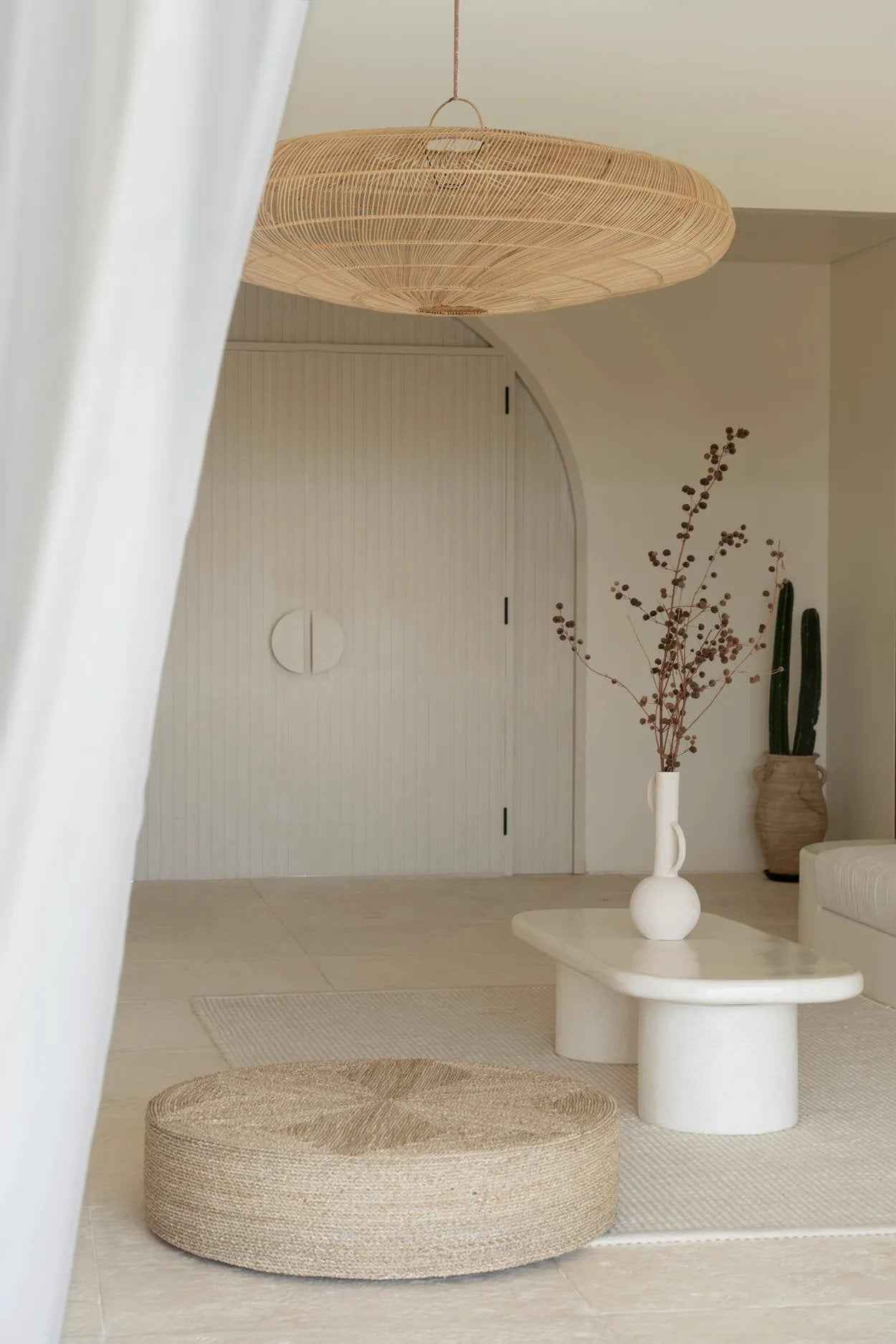 The Macaron Pendant - Natural - XL