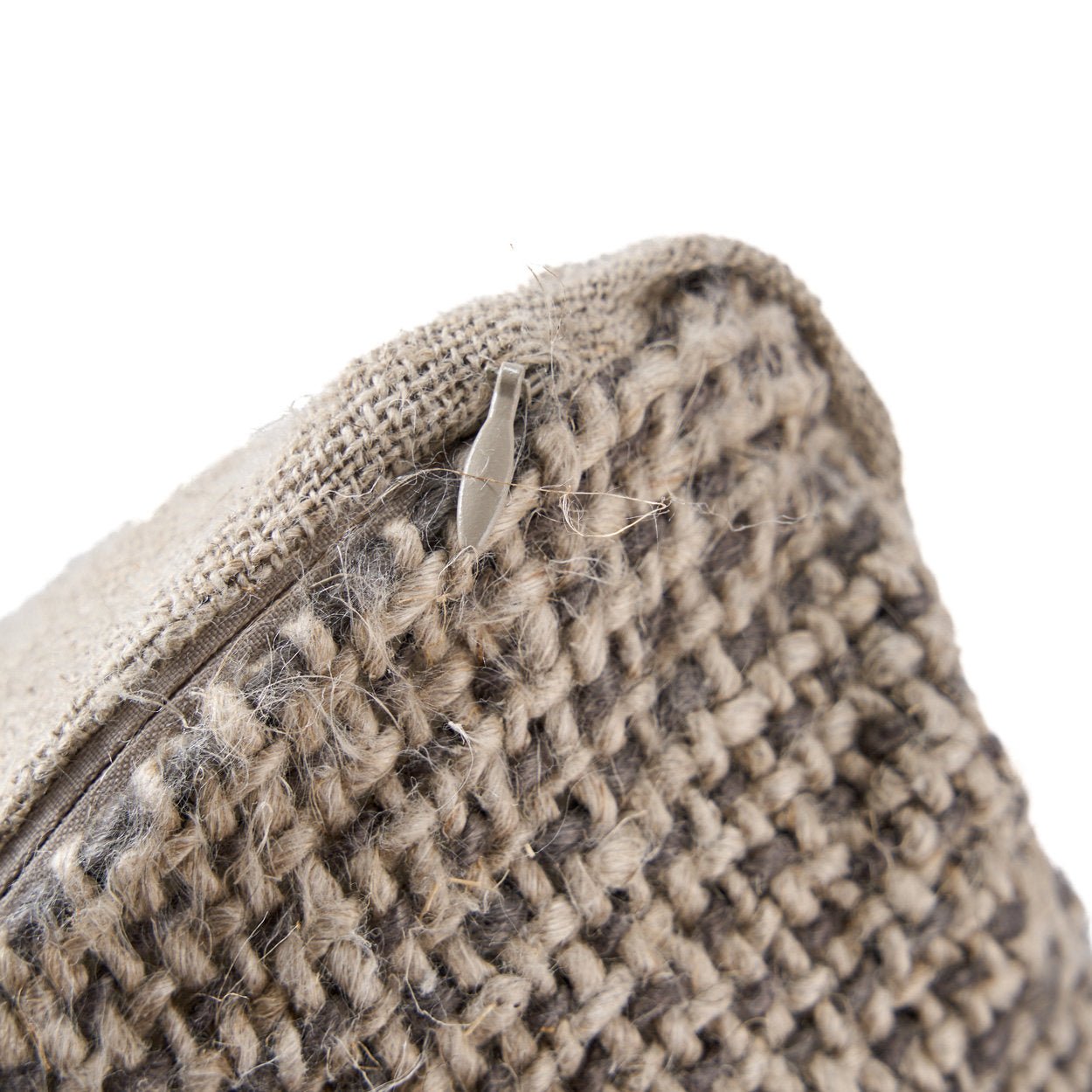 The Linen Grain Cushion Cover - Natural Black - Bambuá
