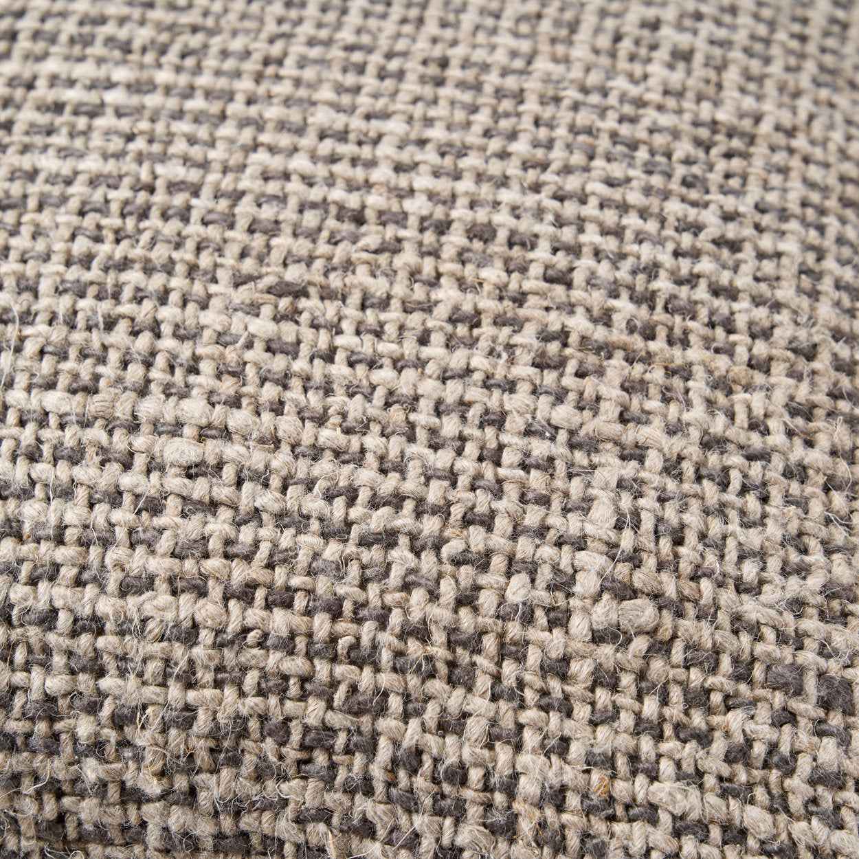 The Linen Grain Cushion Cover - Natural Black
