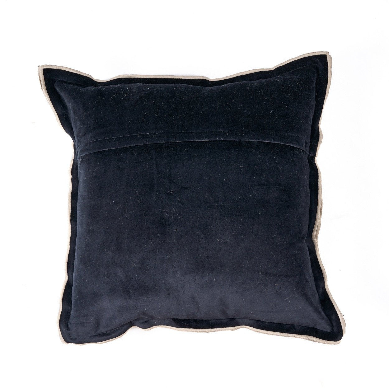 The Nordic Stripe Cushion Cover - Natural Black - 50x50 - Bambuá