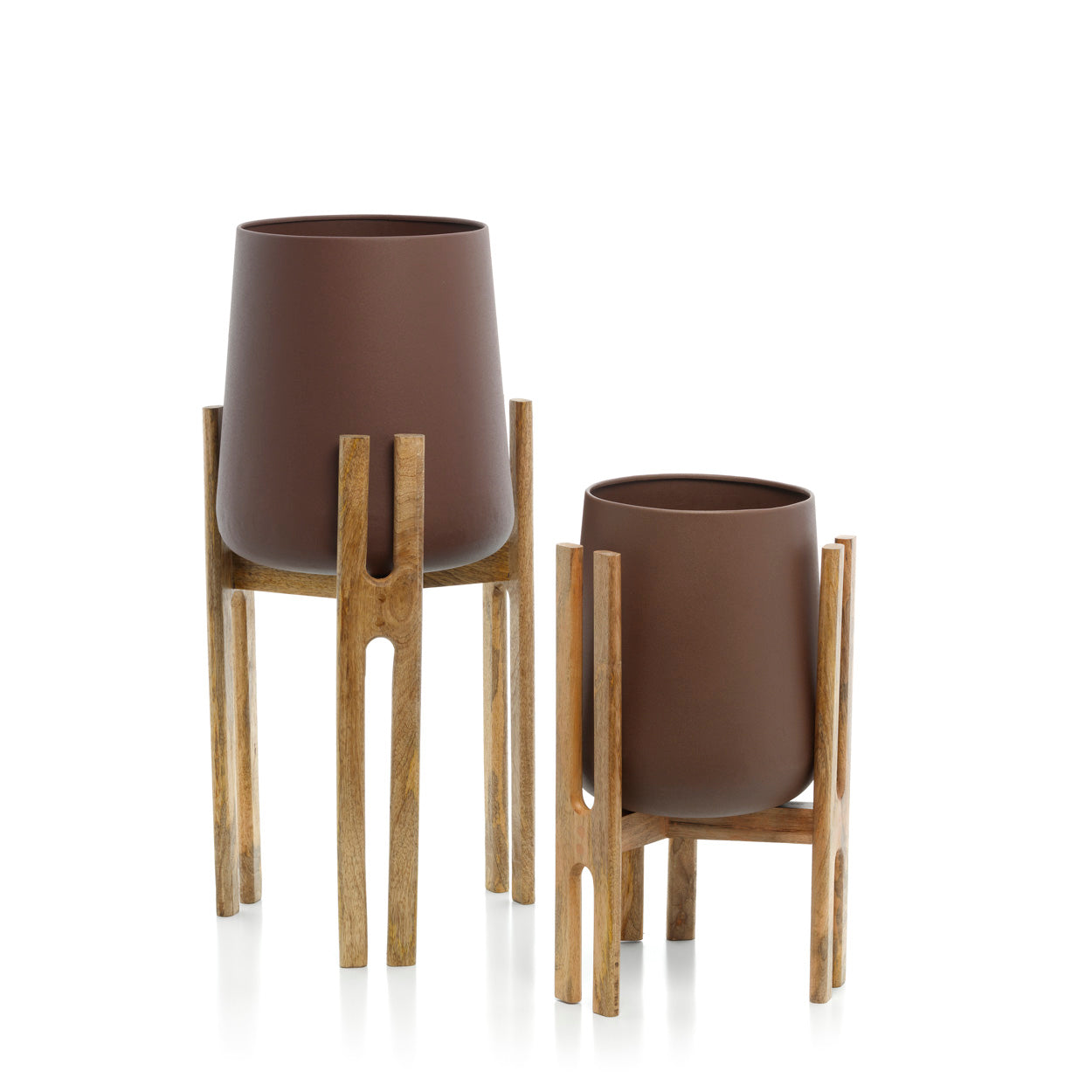 The Forked Root Planter - Natural Brown - L