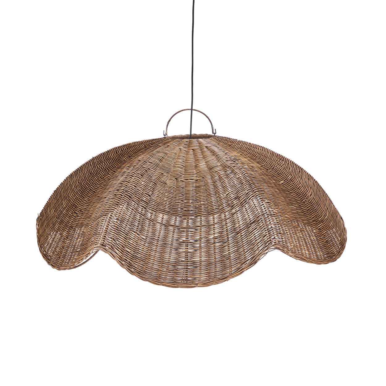 The Wave Pendant - Dark Walnut - L - Bambuá